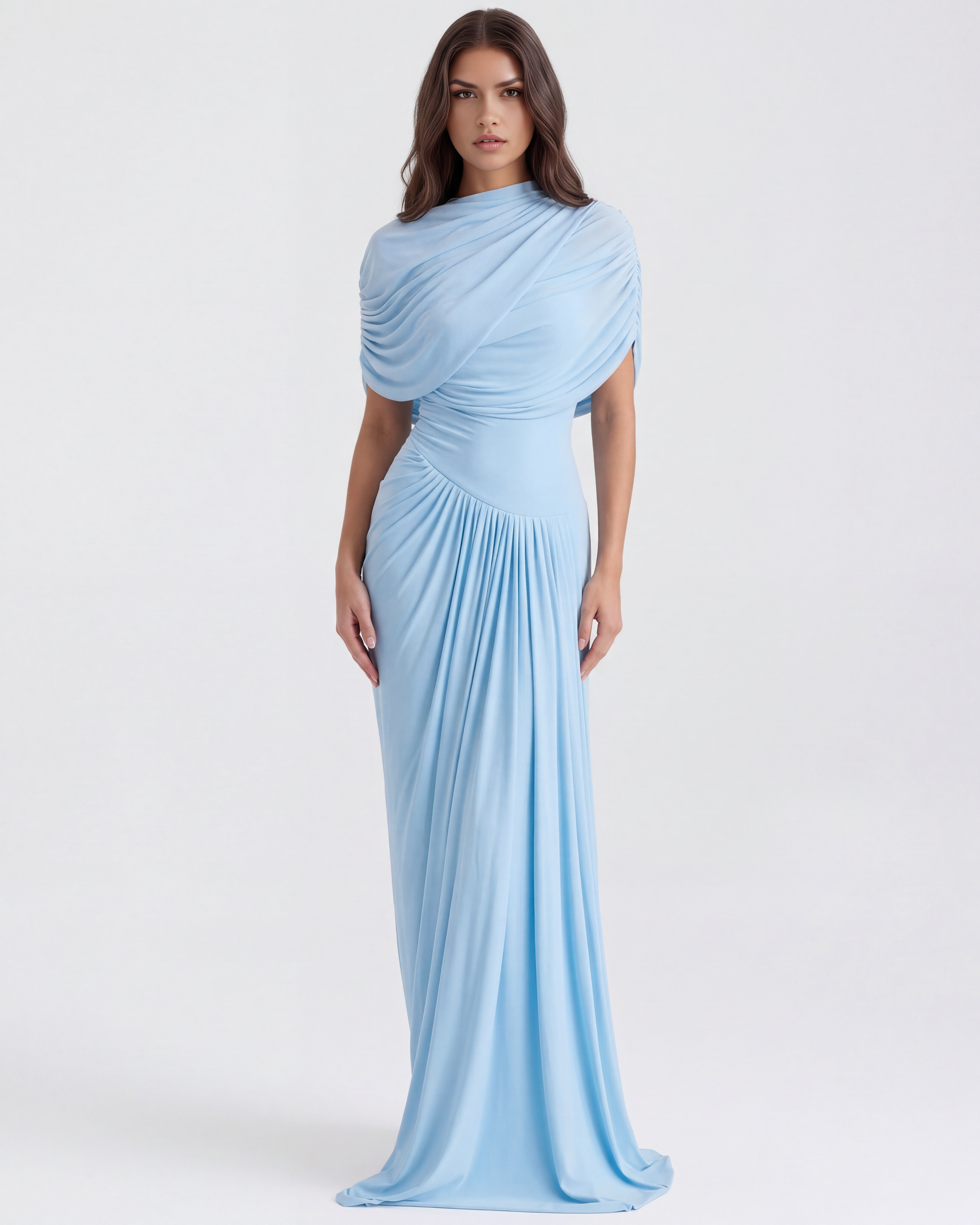 Camilla en color azul bebé - Cloe Montiel