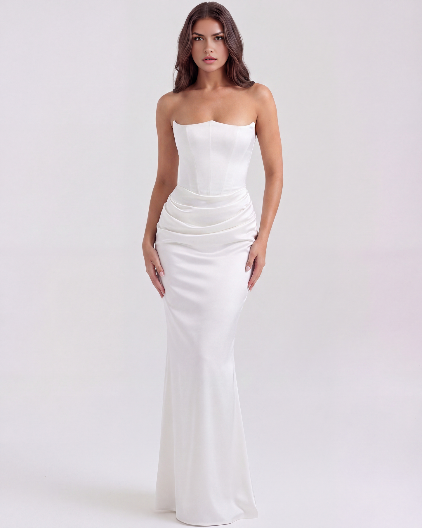 Vestido Rosalind en color blanco - Cloe Montiel