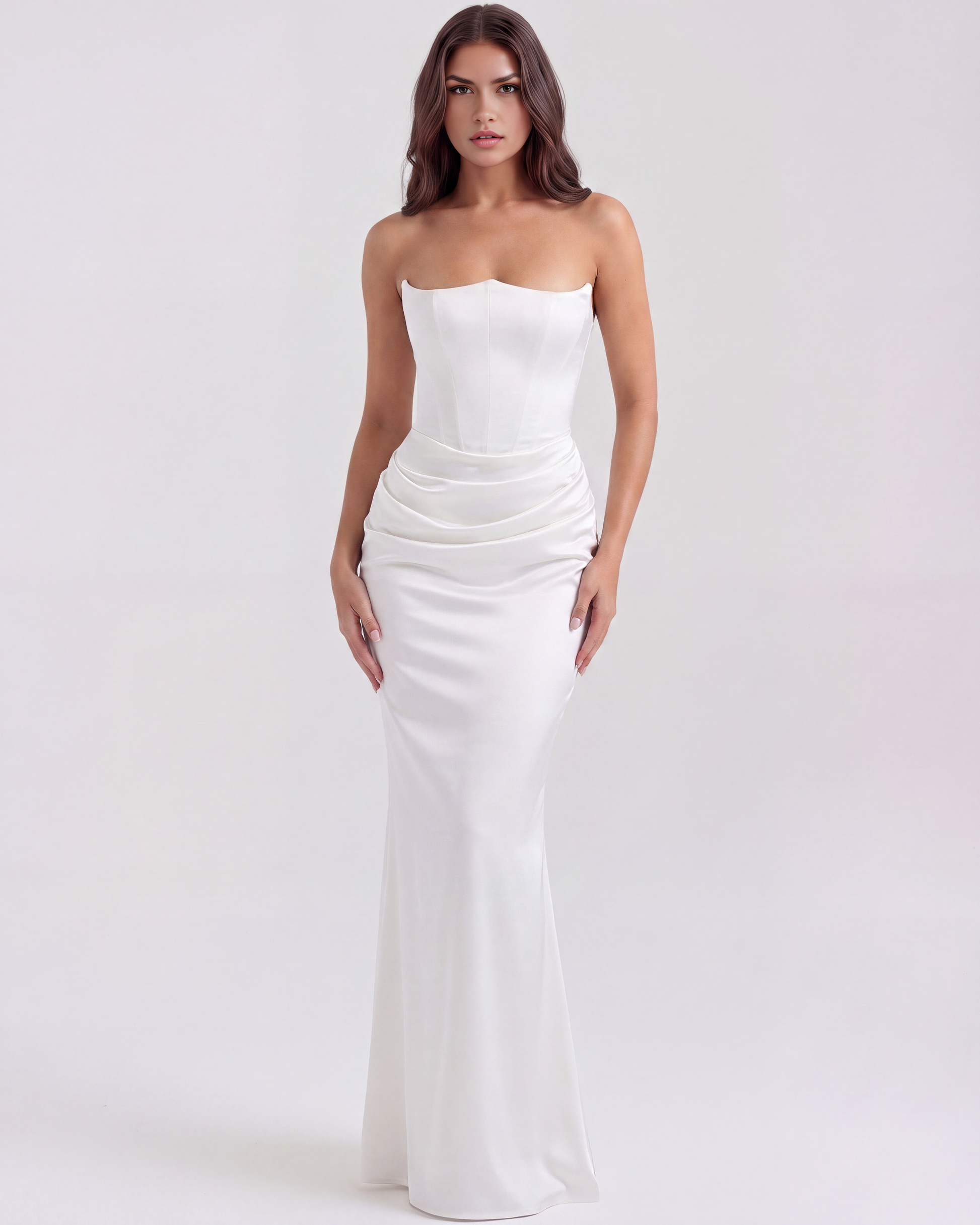Vestido Rosalind en color blanco - Cloe Montiel