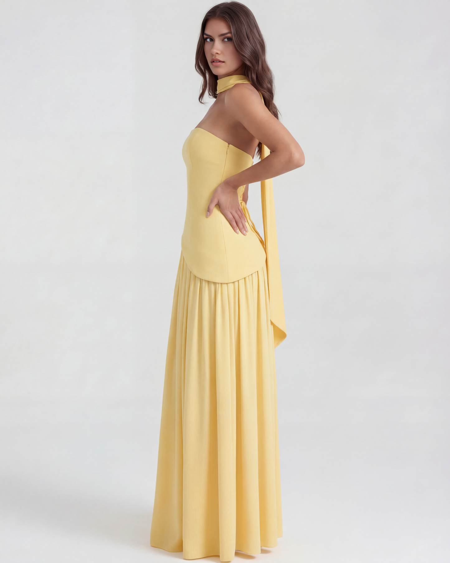Serena en color amarillo mantequilla - Cloe Montiel