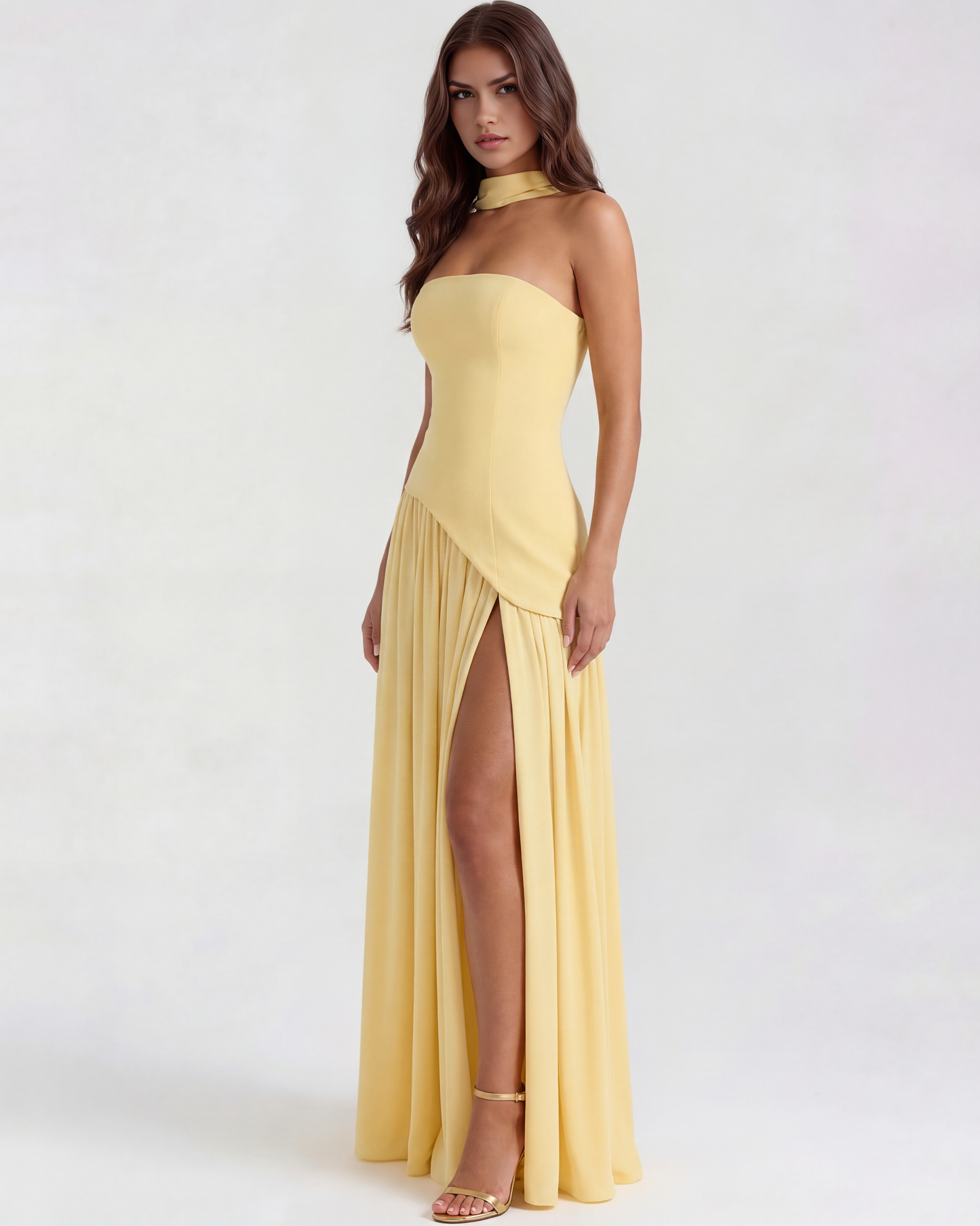 Serena en color amarillo mantequilla - Cloe Montiel