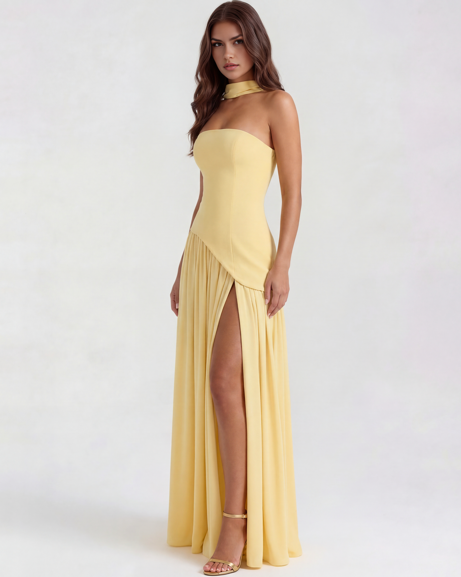 Serena en color amarillo mantequilla - Cloe Montiel