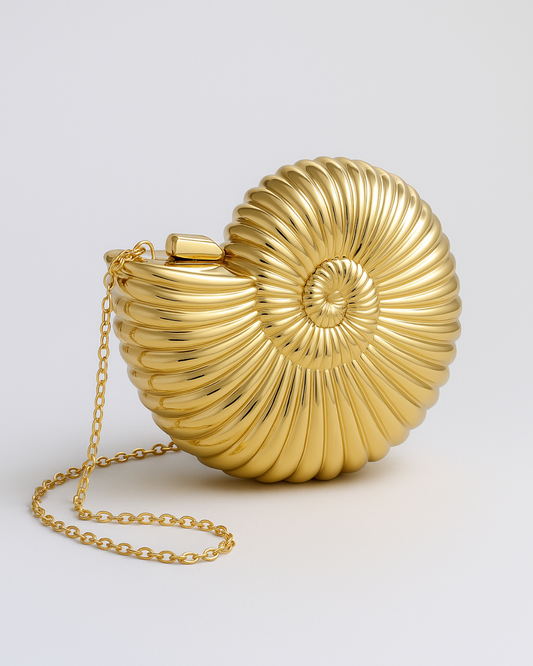 Bolso Ariel Gold Clutch en color default title - Cloe Montiel