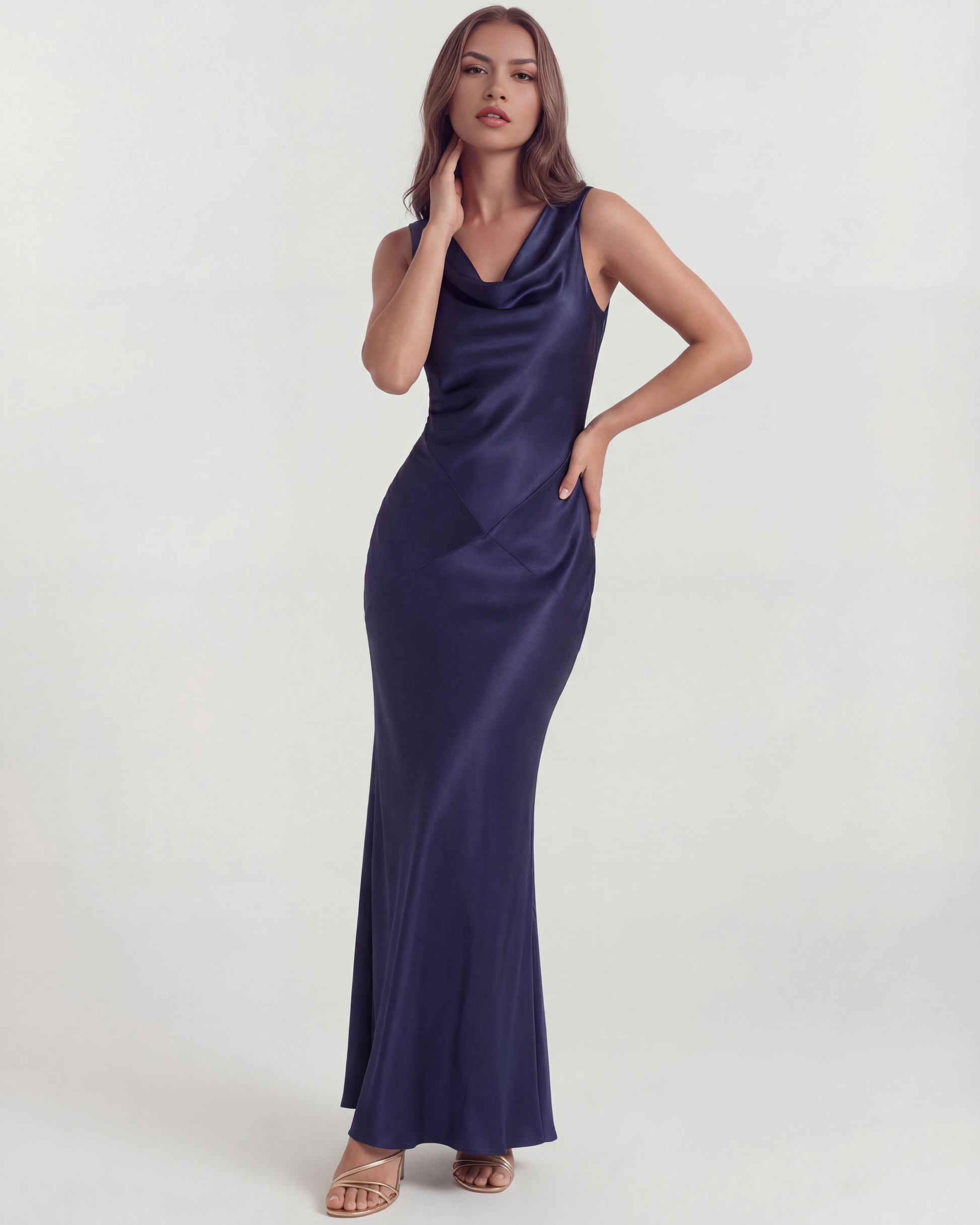 Sapphire en color azul oscuro - Cloe Montiel