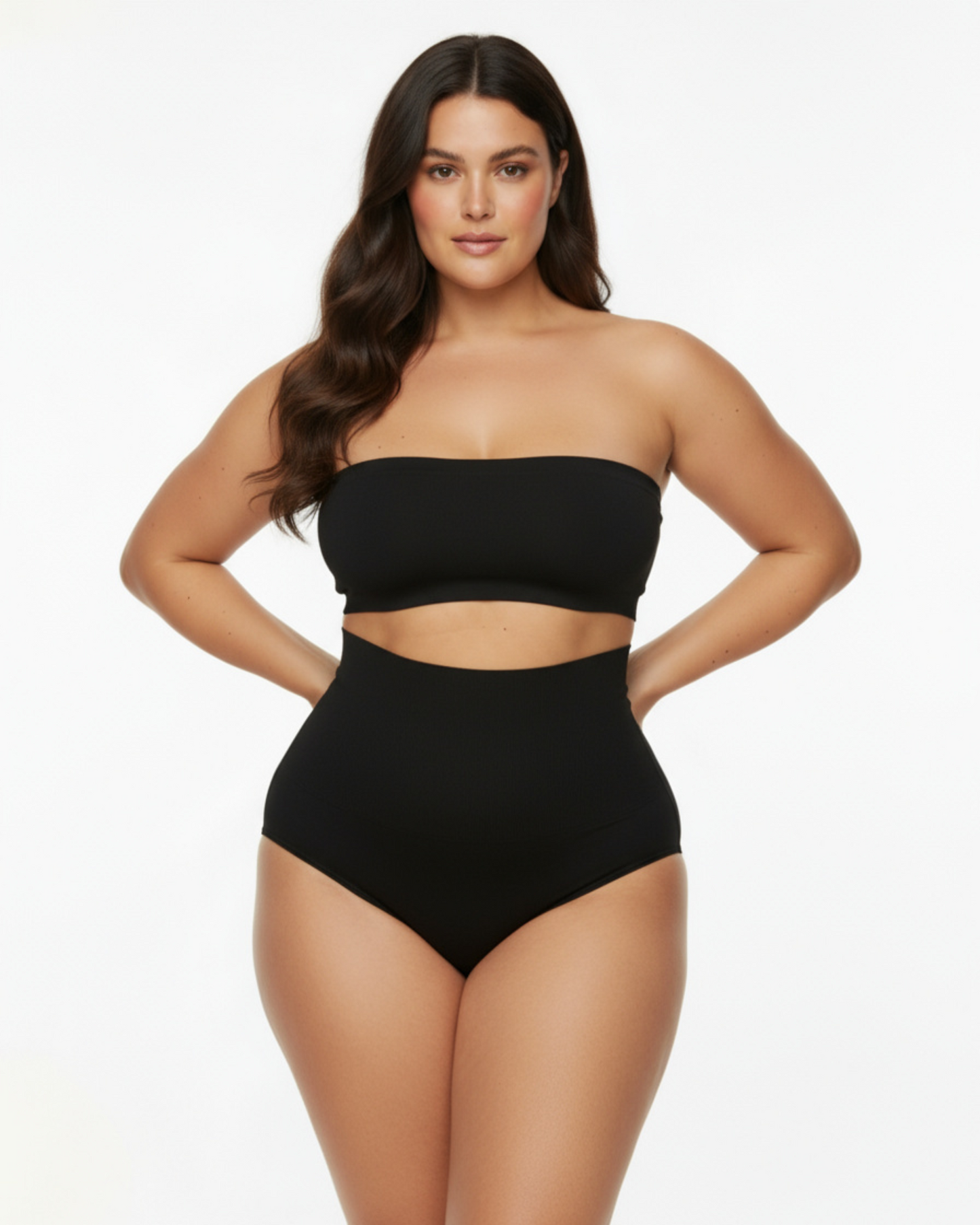 High-Waisted Thong en color negro - Cloe Montiel