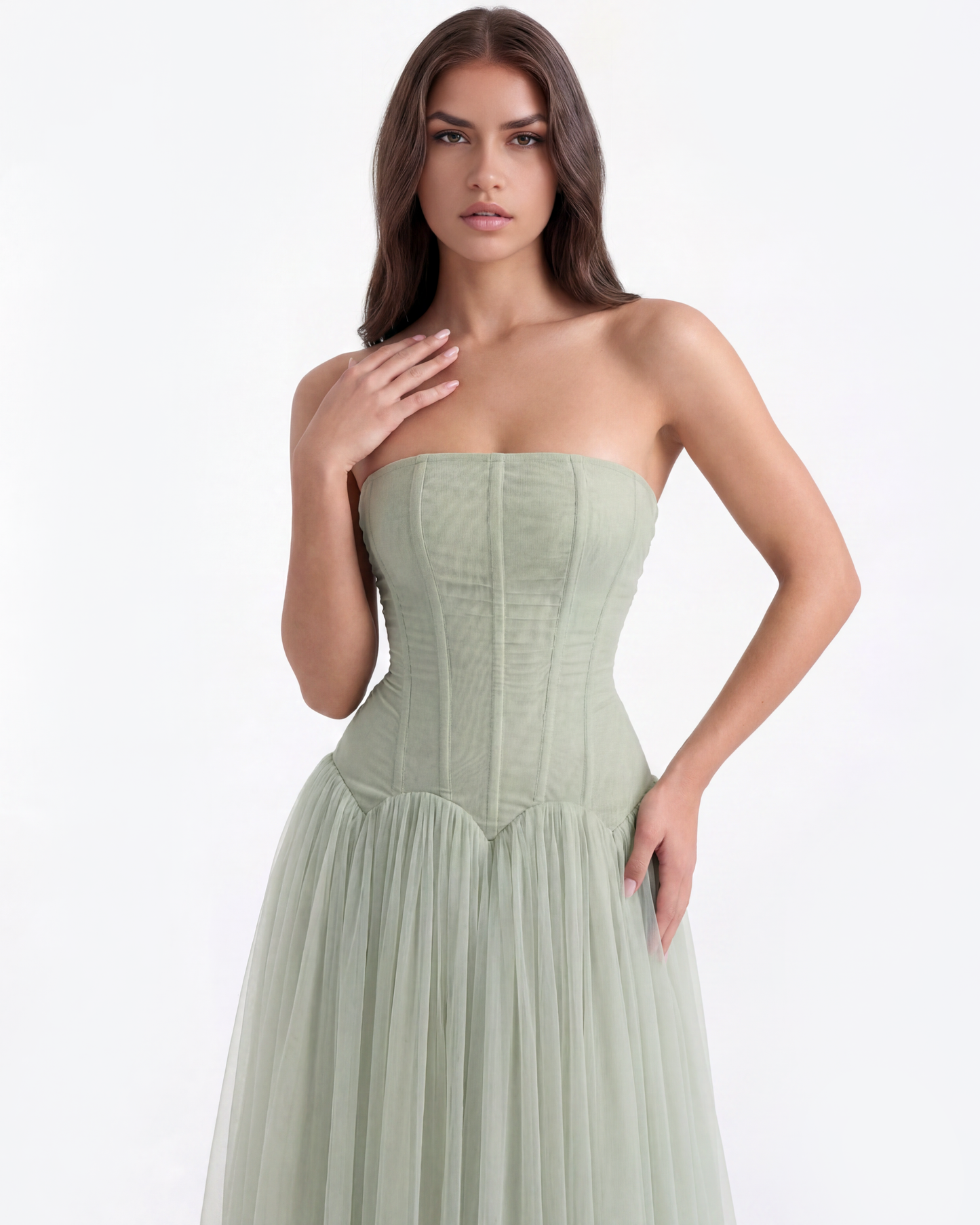 Arabella en color verde - Cloe Montiel
