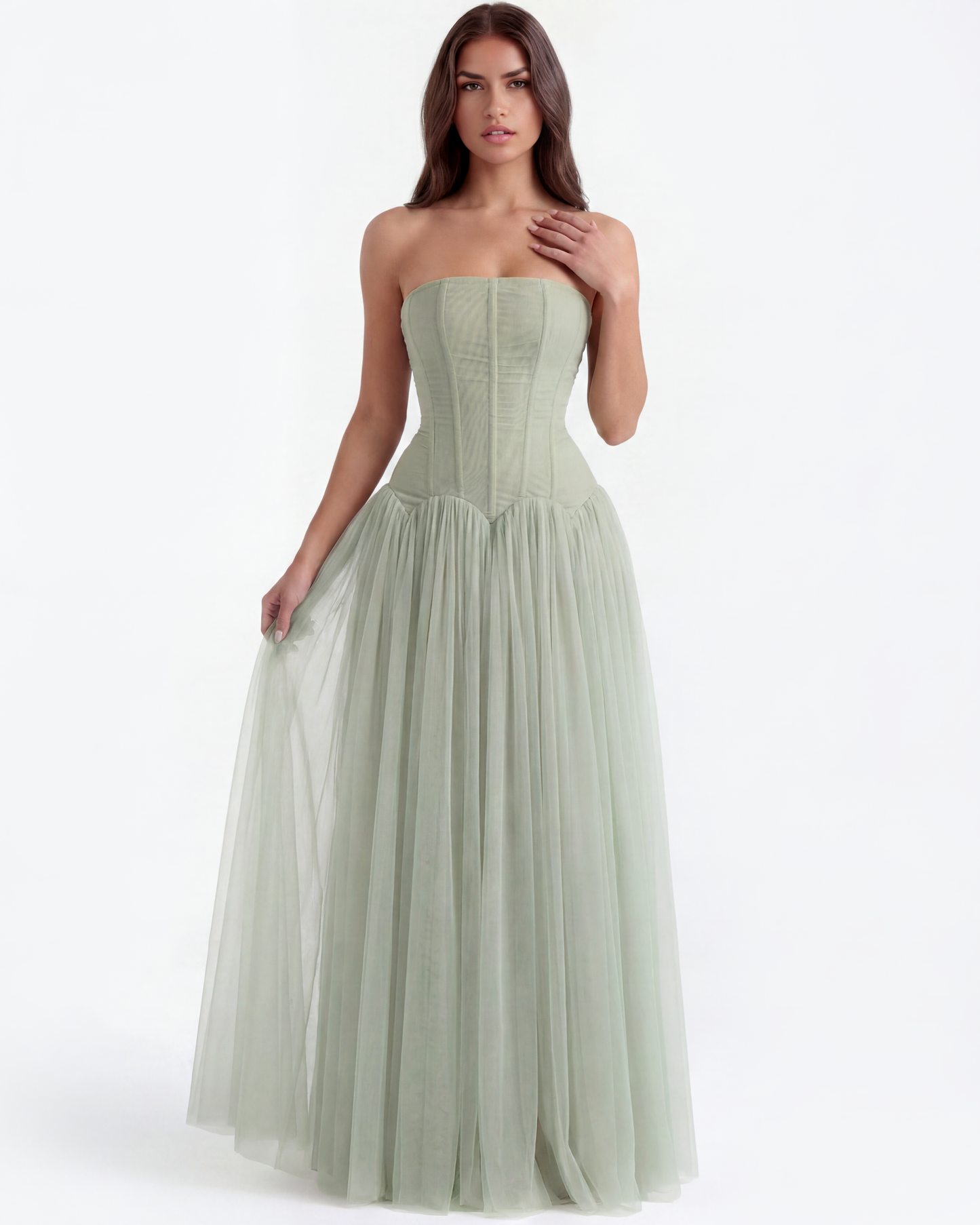 Arabella en color verde - Cloe Montiel