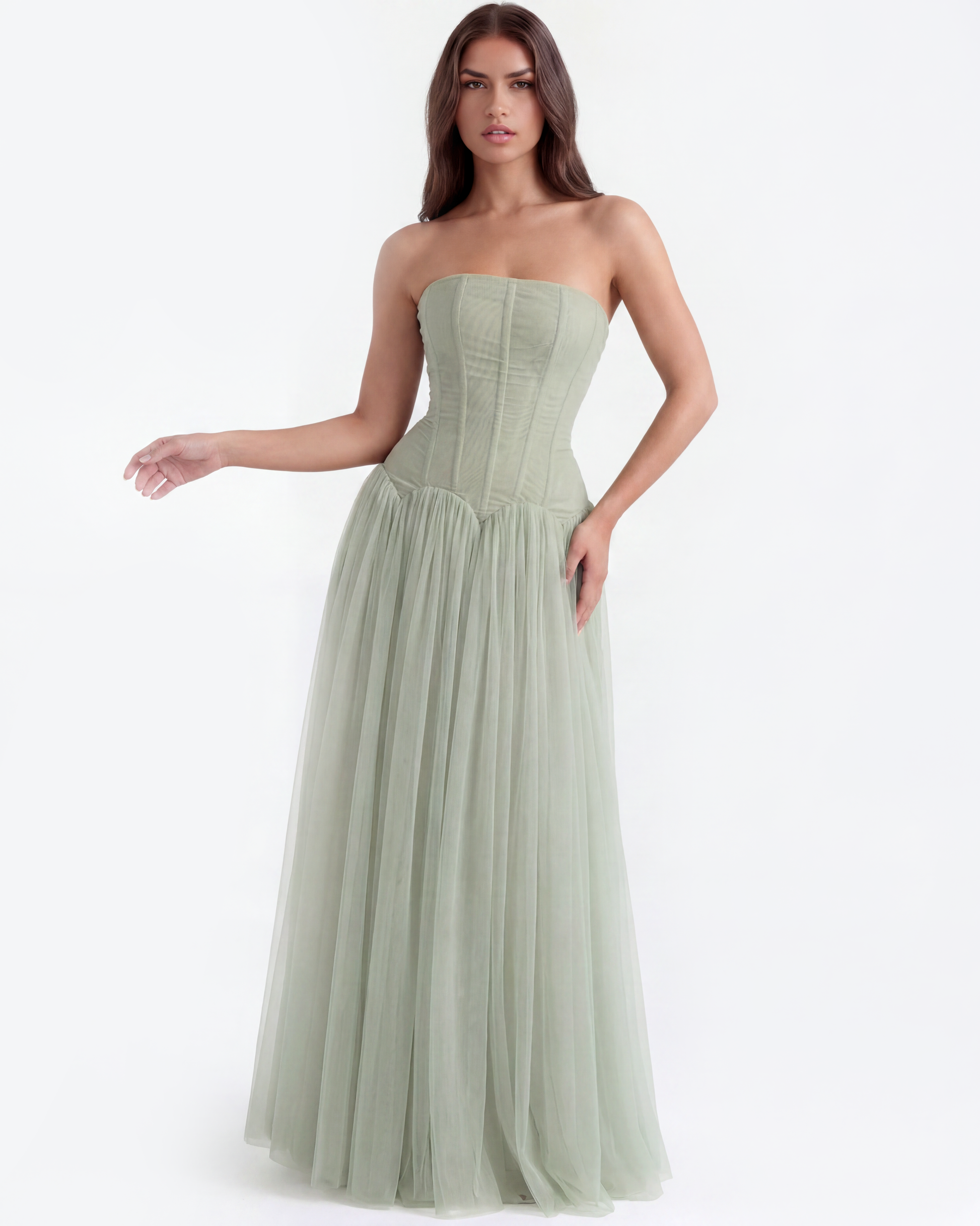 Arabella en color verde - Cloe Montiel
