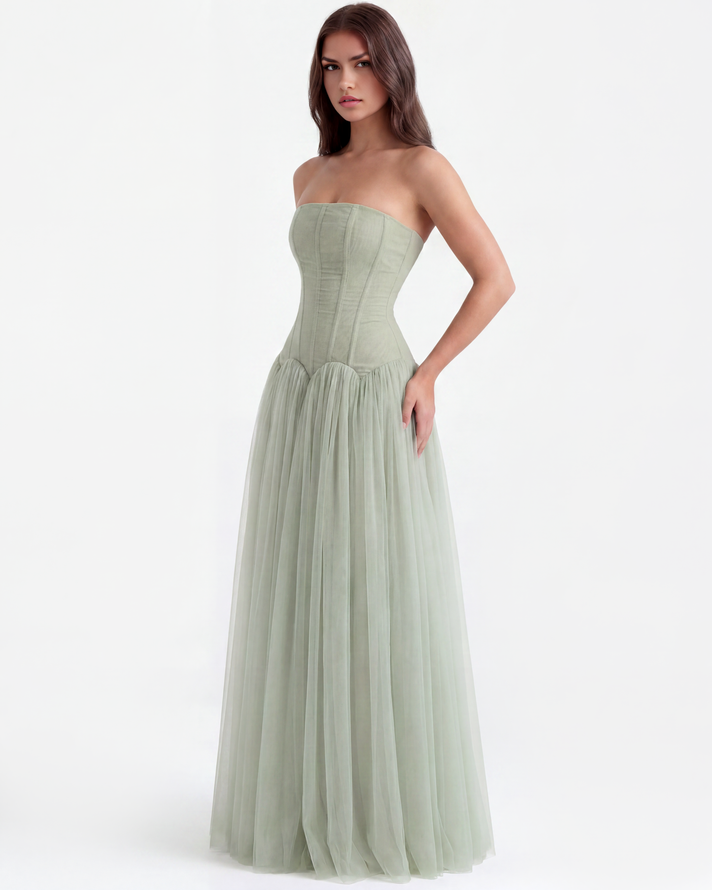 Arabella en color verde - Cloe Montiel