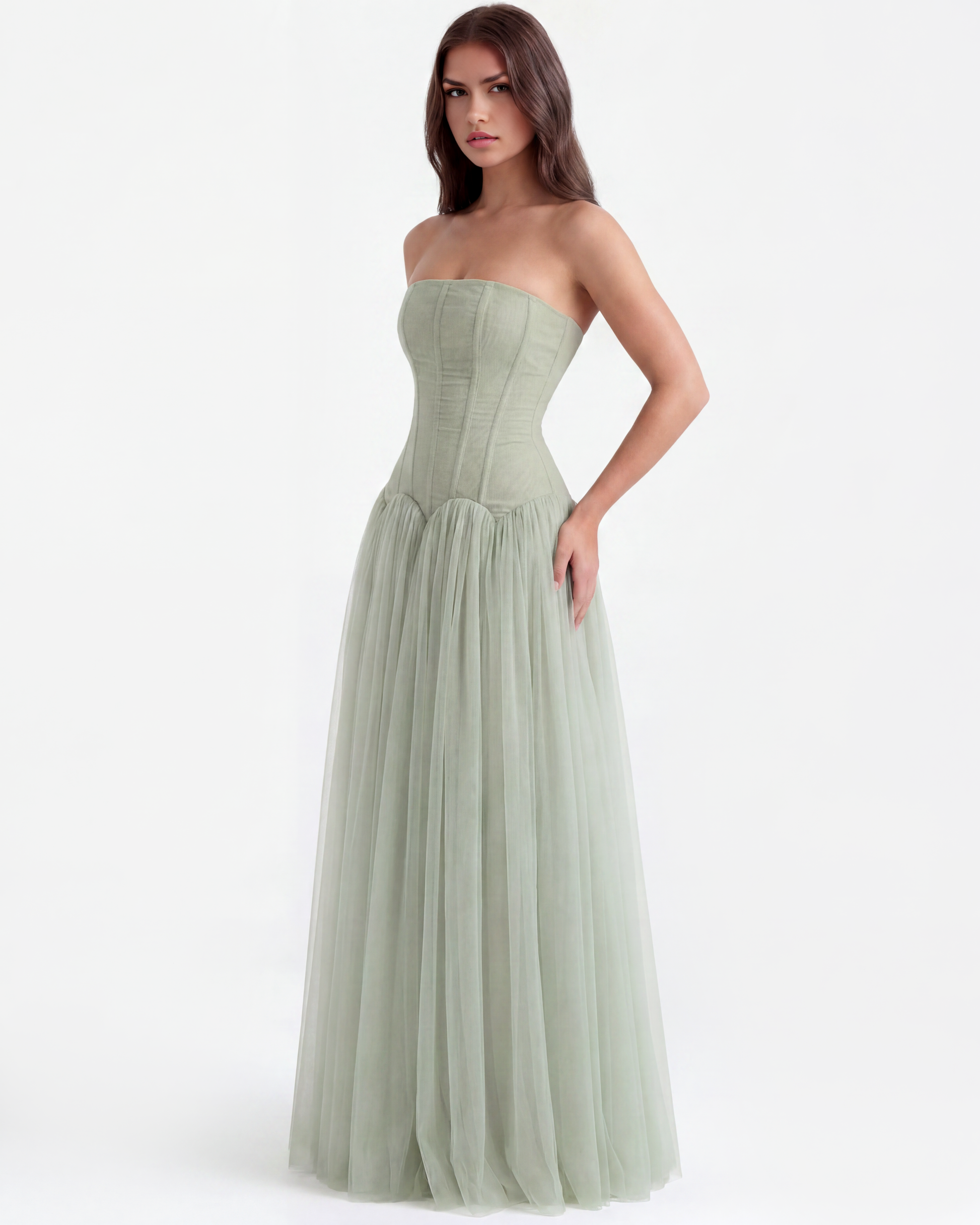 Arabella en color verde - Cloe Montiel
