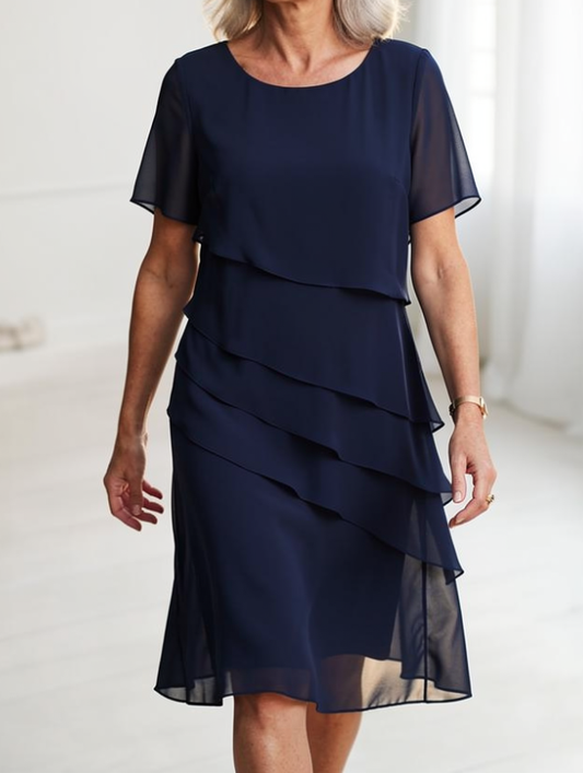 Juliette | Vestido elegante y fluido con volantes