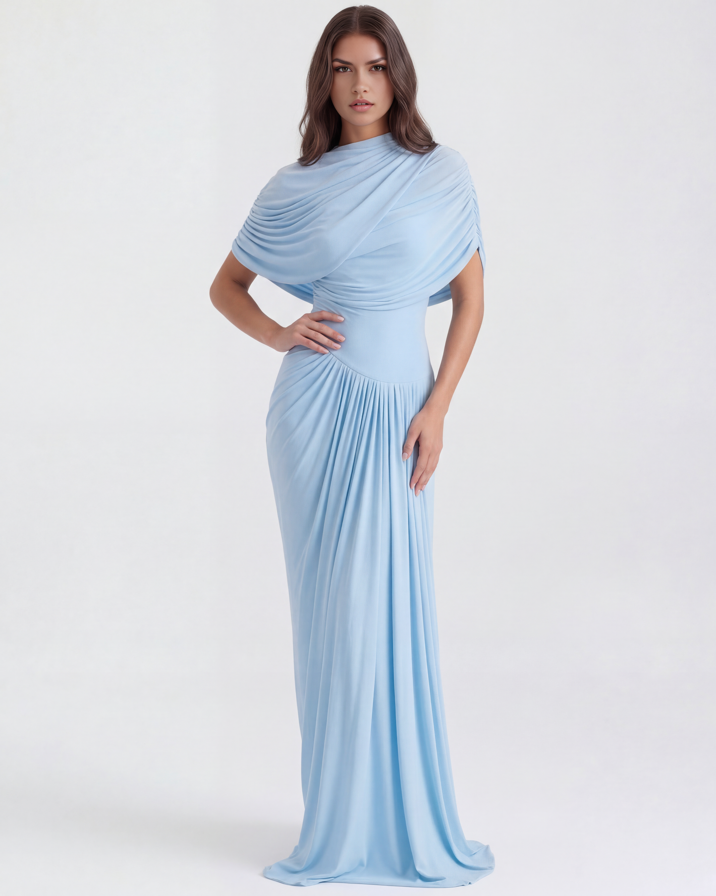 Camilla en color azul bebé - Cloe Montiel