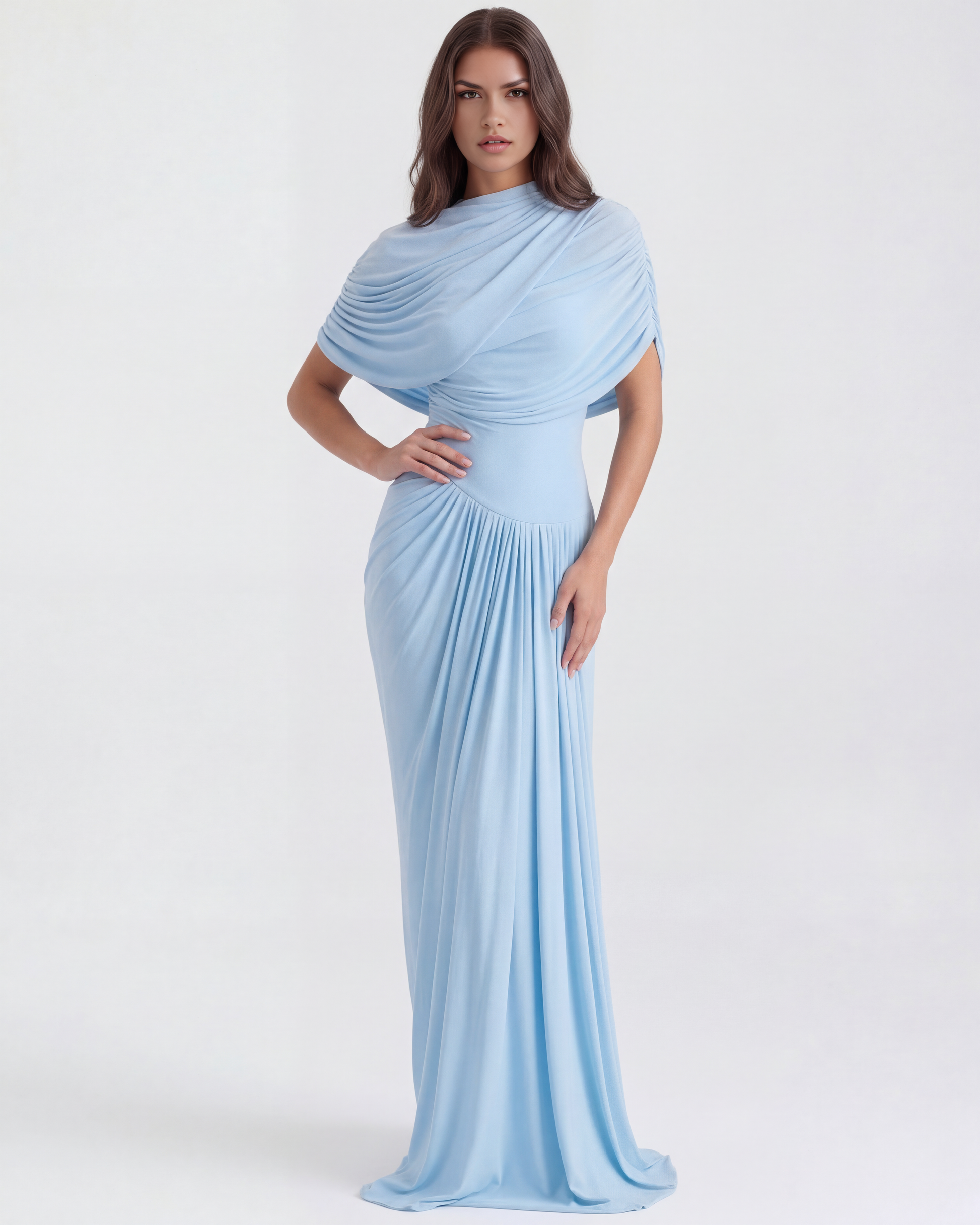 Camilla en color azul bebé - Cloe Montiel