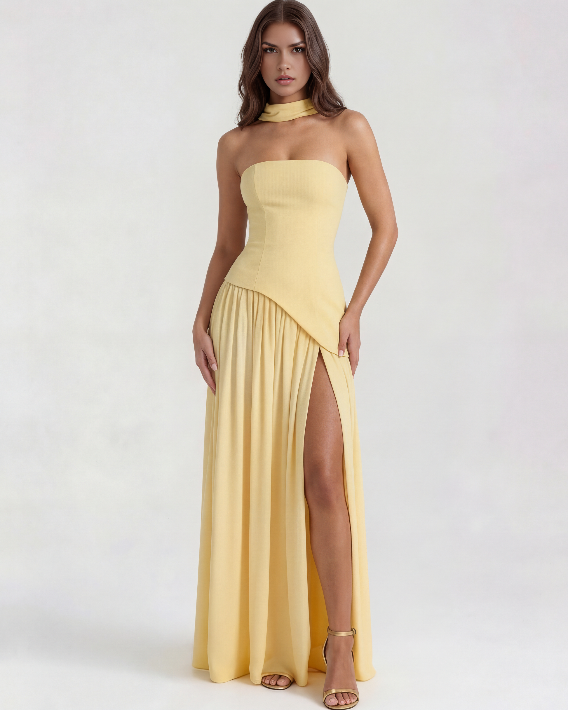 Serena en color amarillo mantequilla - Cloe Montiel