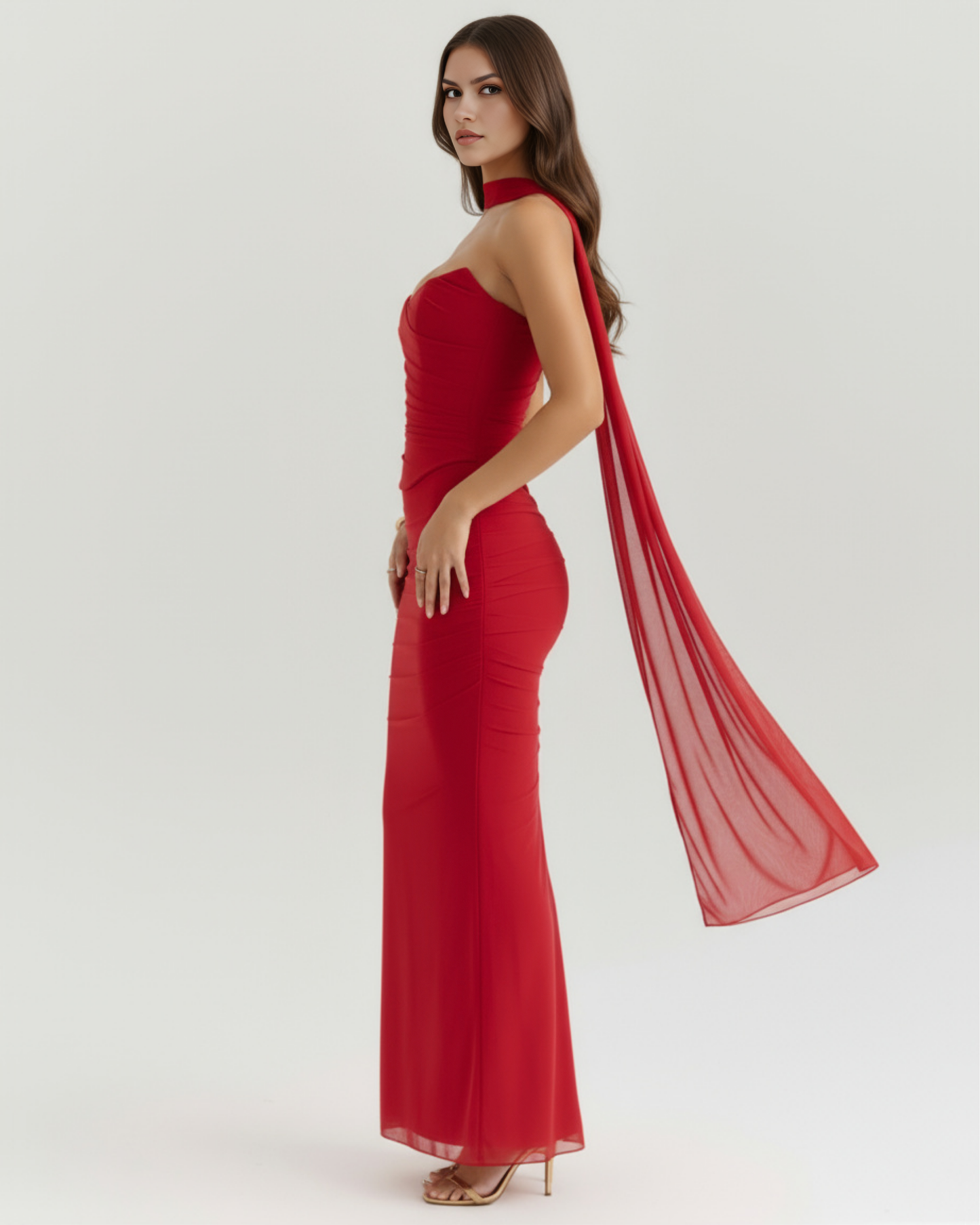 Malu en color rojo - Cloe Montiel