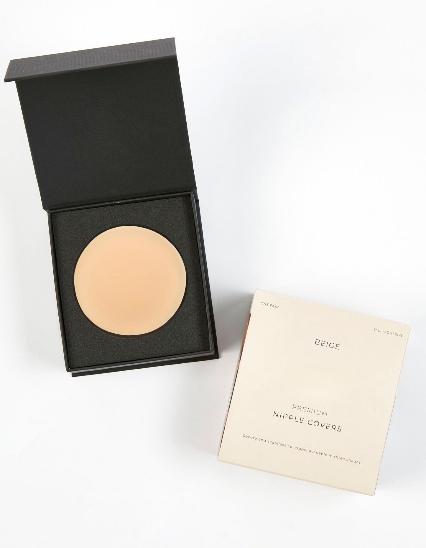 Nipple Covers en color beige - Cloe Montiel
