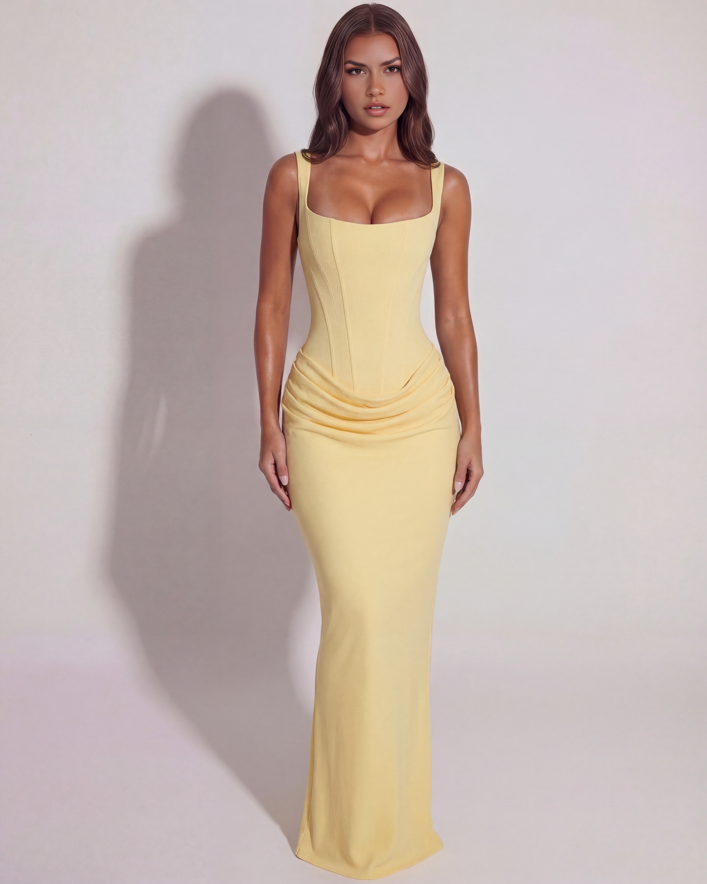 Eleonora en color amarillo mantequilla - Cloe Montiel