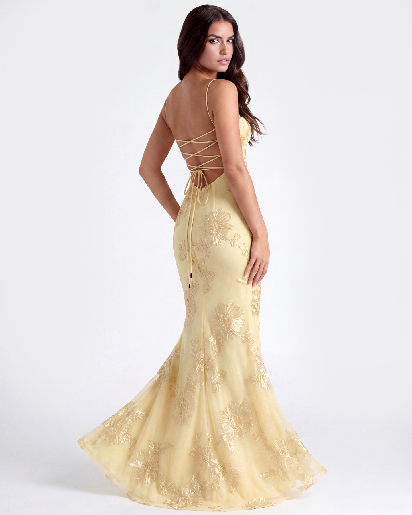 Celeste en color amarillo mantequilla - Cloe Montiel