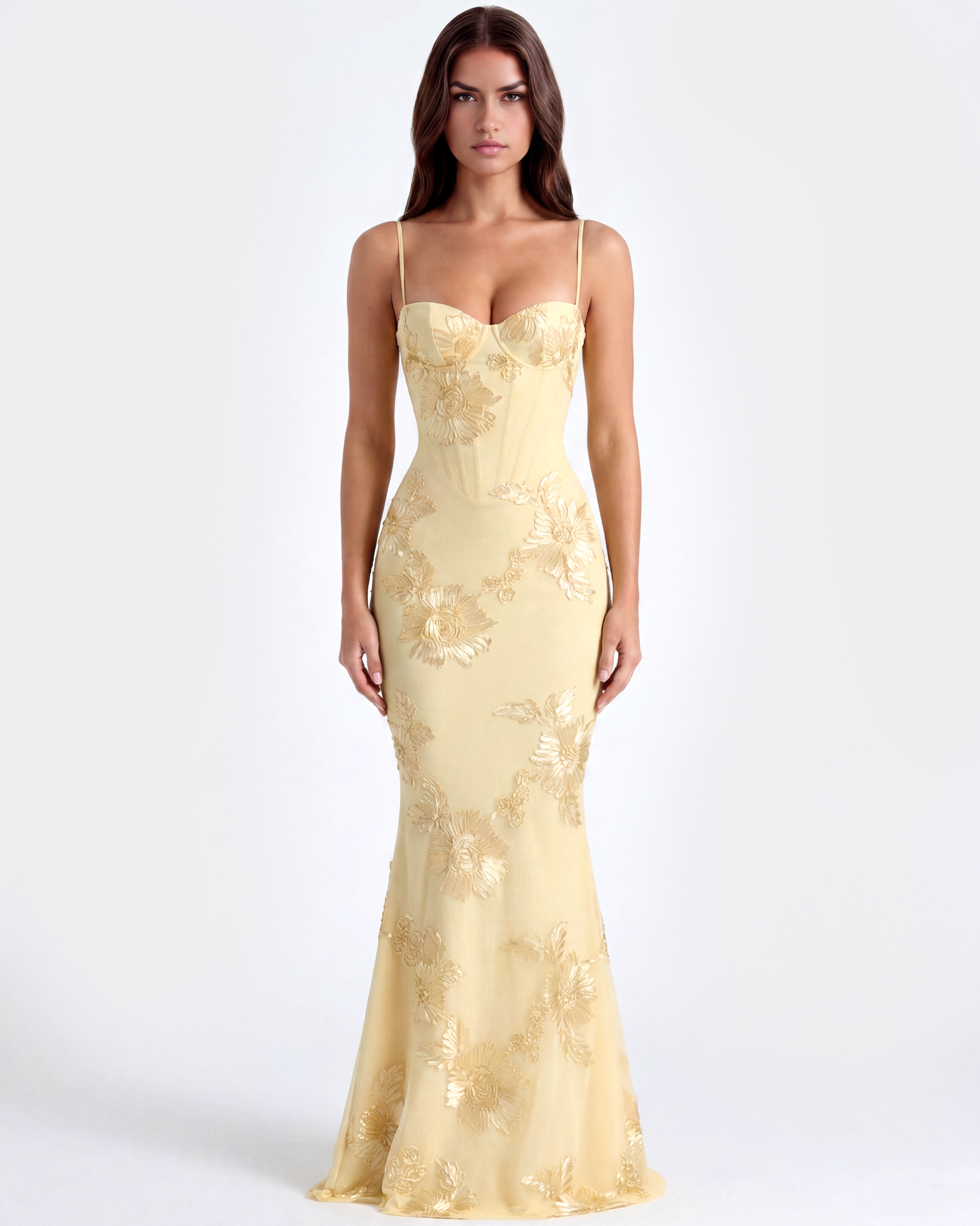 Celeste en color amarillo mantequilla - Cloe Montiel