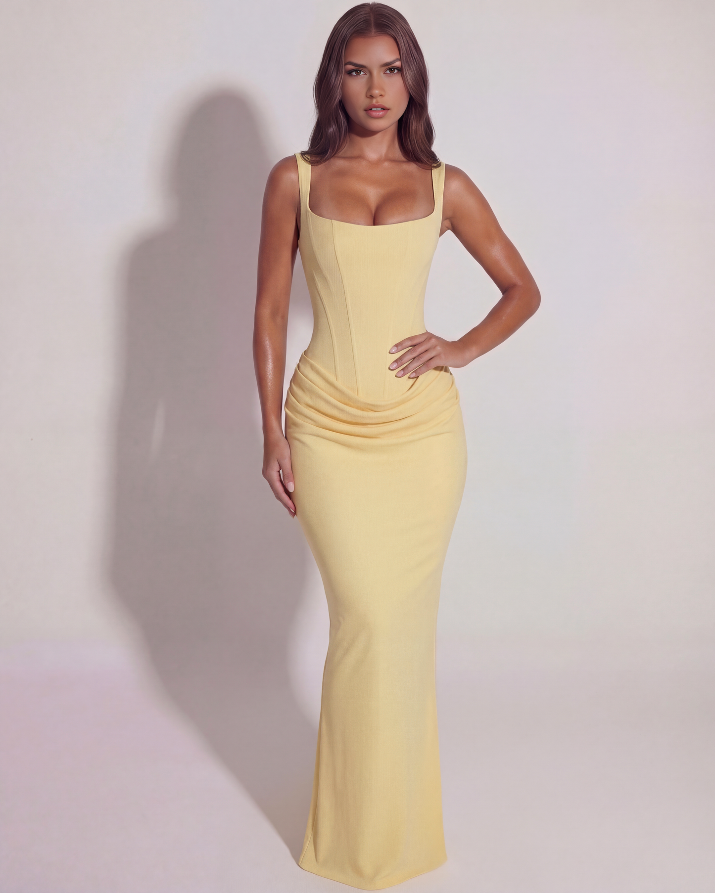 Eleonora en color amarillo mantequilla - Cloe Montiel