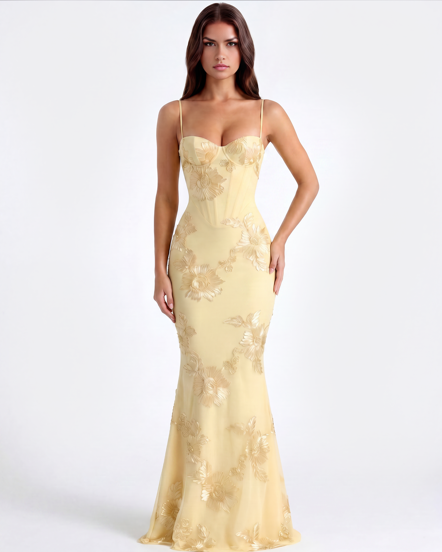 Celeste en color amarillo mantequilla - Cloe Montiel