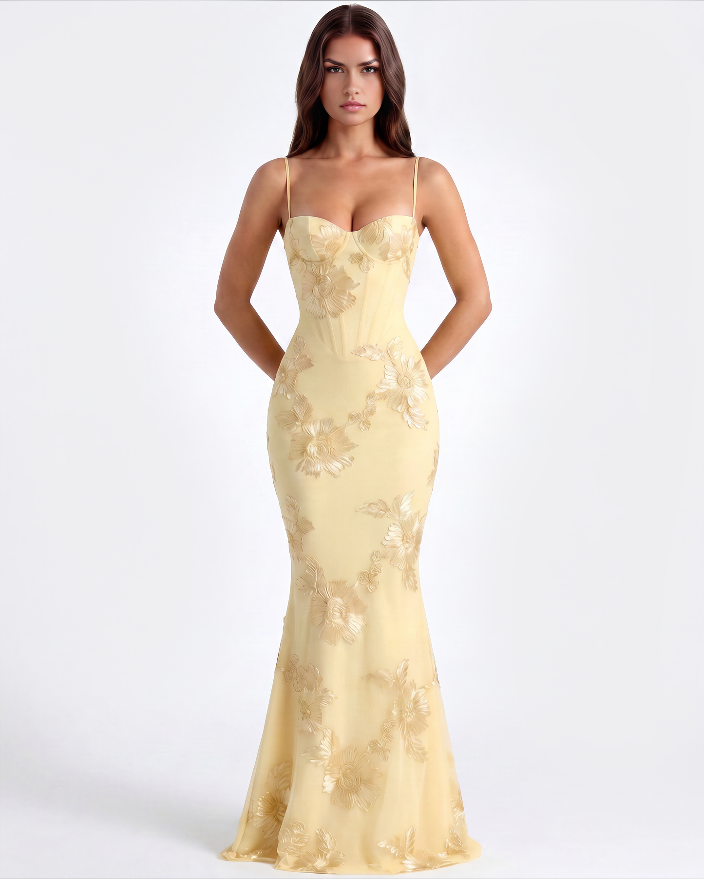 Celeste en color amarillo mantequilla - Cloe Montiel