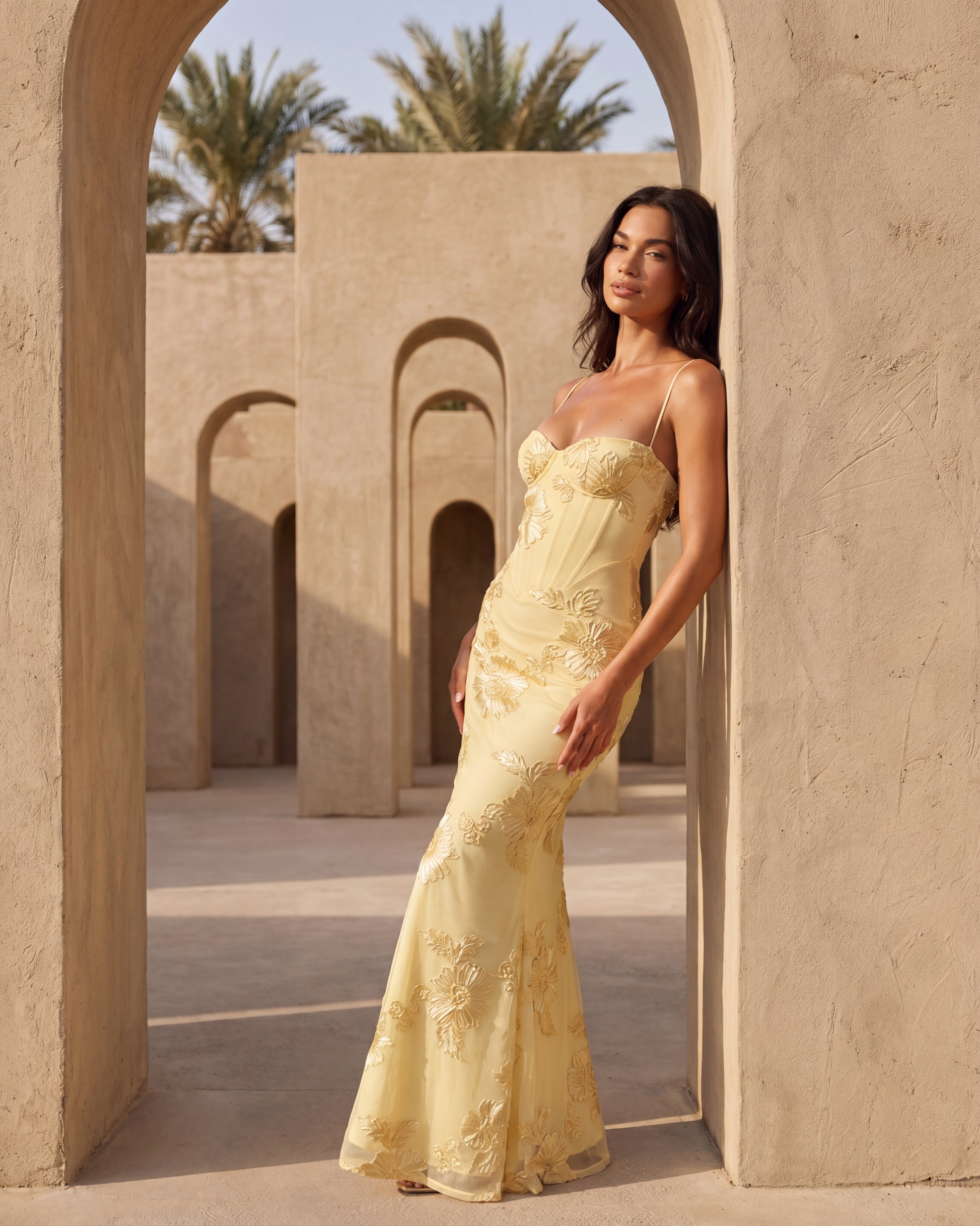 Celeste en color amarillo mantequilla - Cloe Montiel