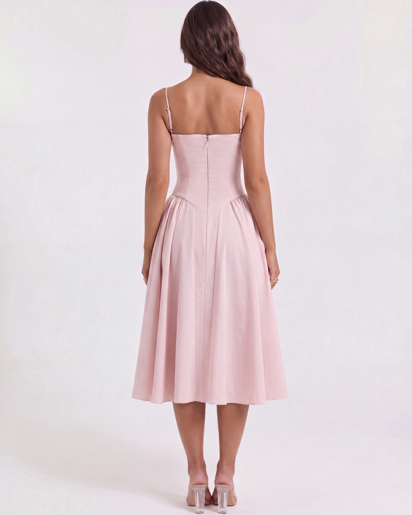 Vestido Francesca en color rosa - Cloe Montiel