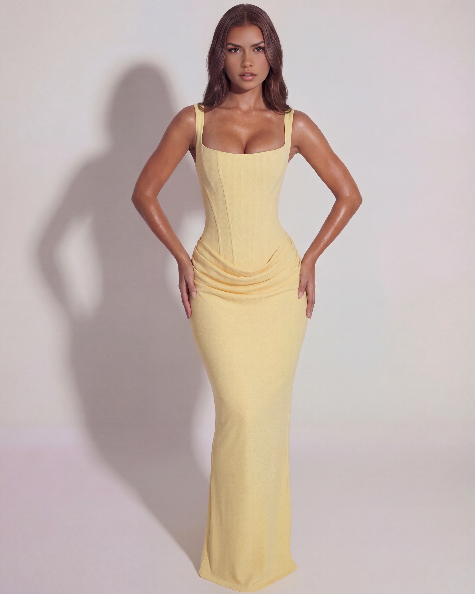 Eleonora en color amarillo mantequilla - Cloe Montiel