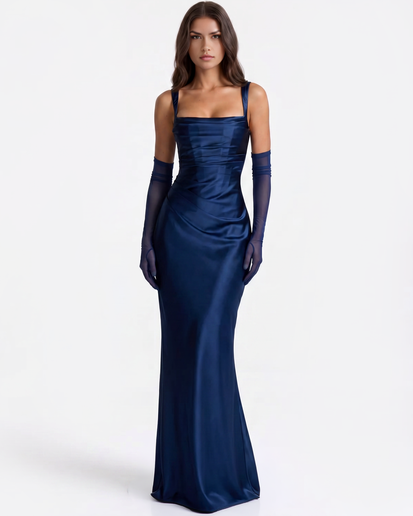 Adrienne en color azul marino - Cloe Montiel