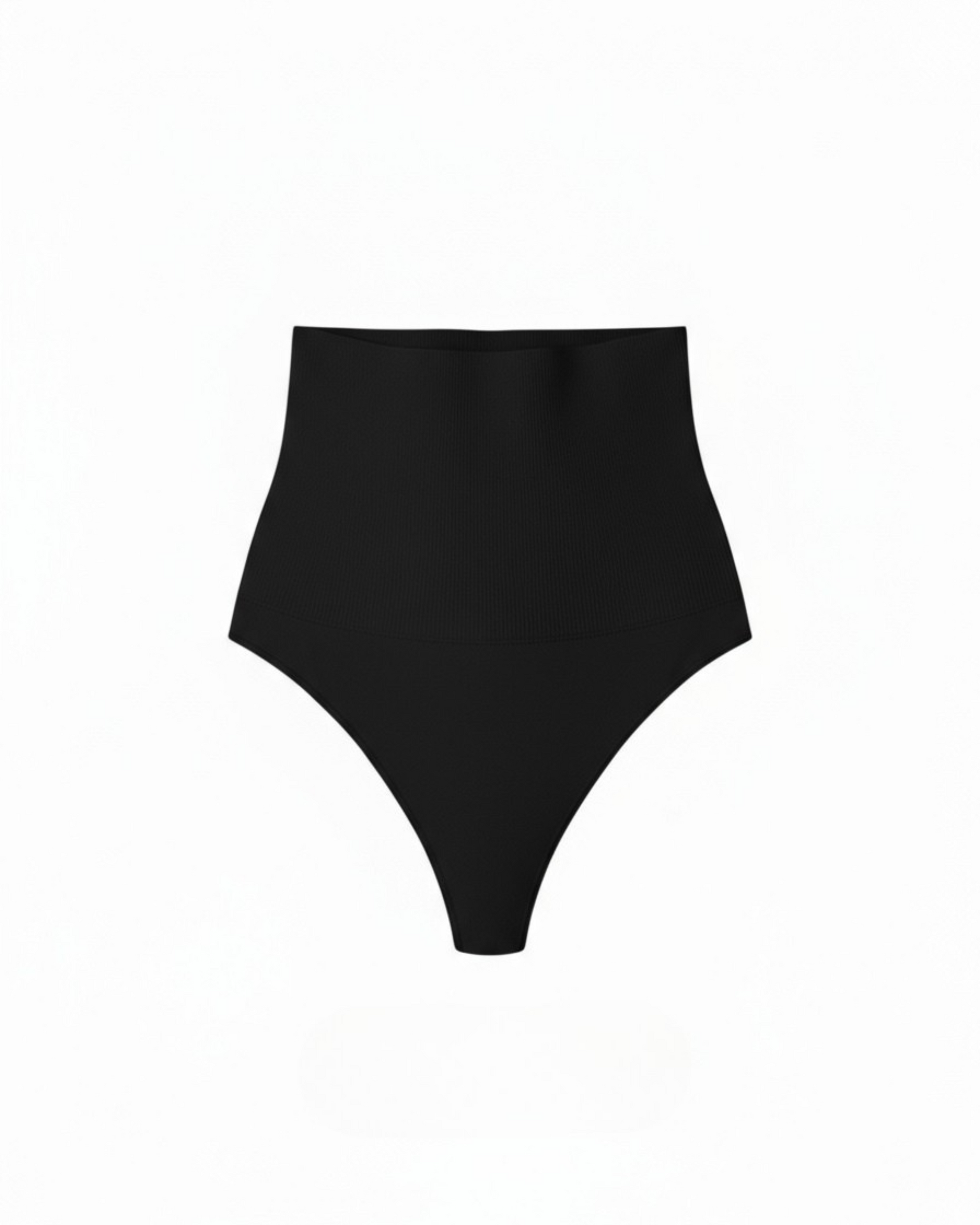 High-Waisted Thong en color negro - Cloe Montiel