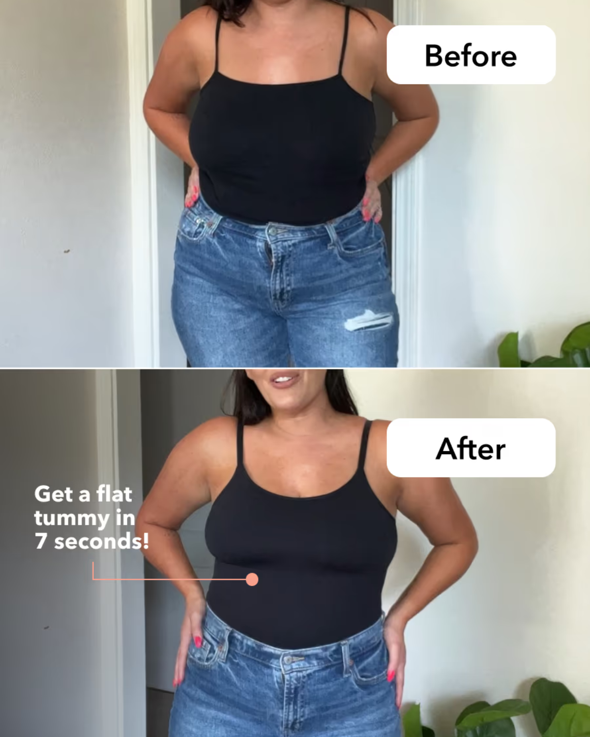 Snatched Shapewear Bodysuit en color negro - Cloe Montiel