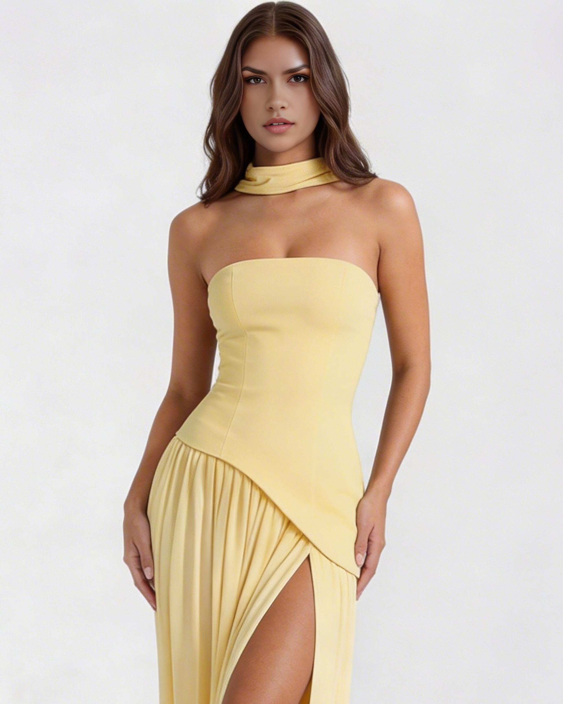 Serena en color amarillo mantequilla - Cloe Montiel