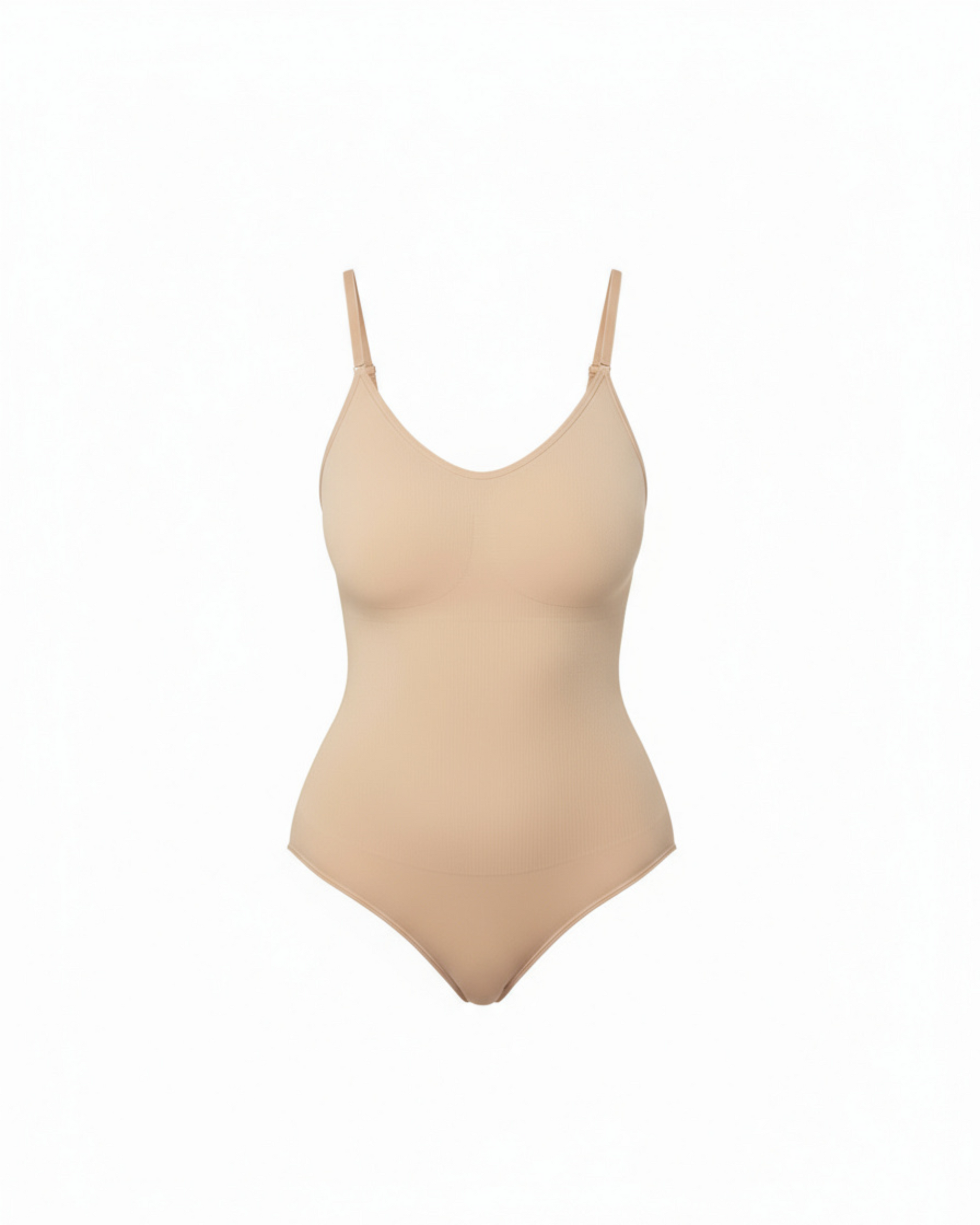 Snatched Shapewear Bodysuit en color beige - Cloe Montiel