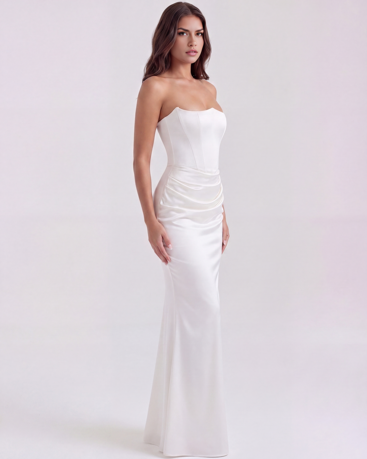 Vestido Rosalind en color blanco - Cloe Montiel
