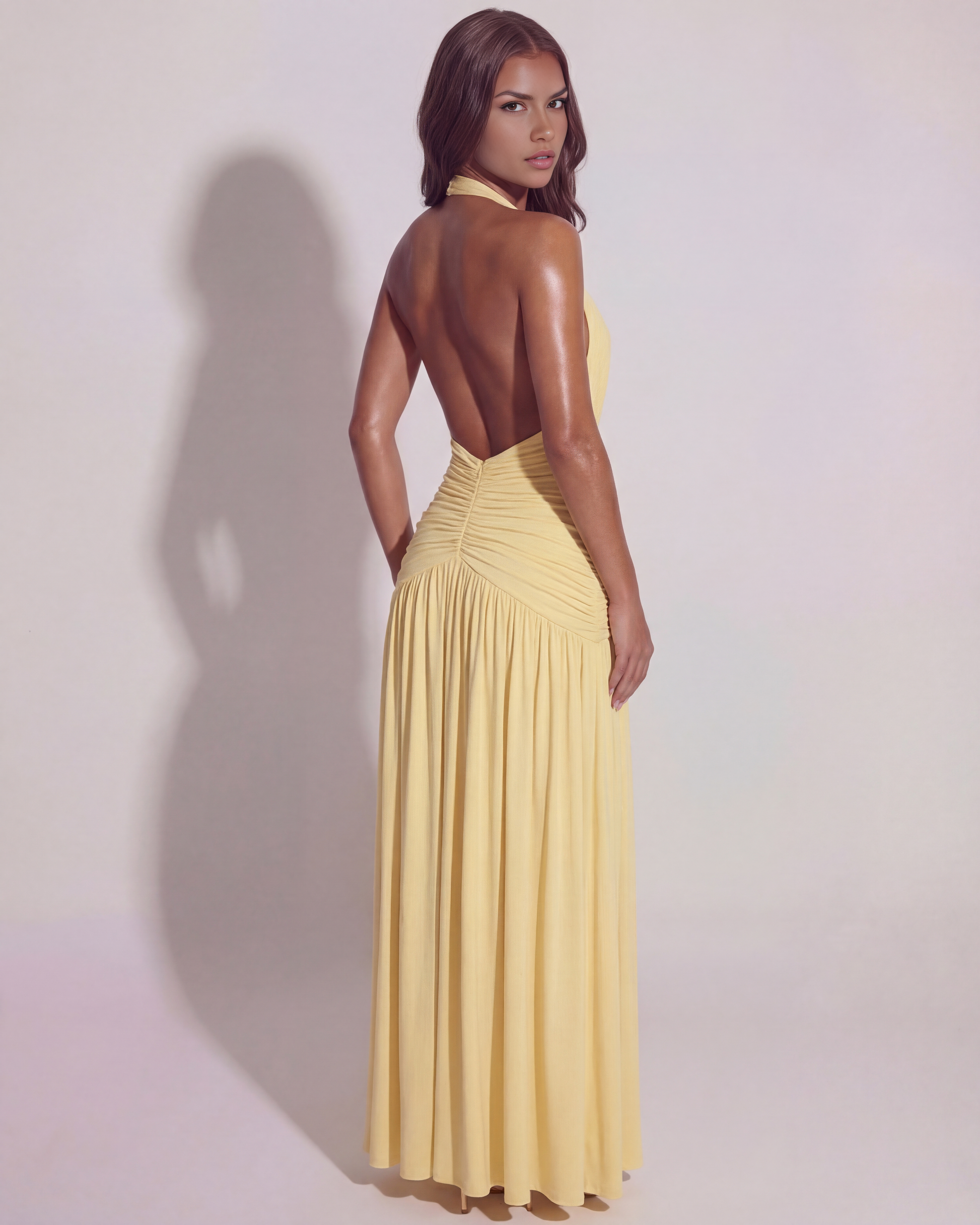 Alba en color amarillo mantequilla - Cloe Montiel