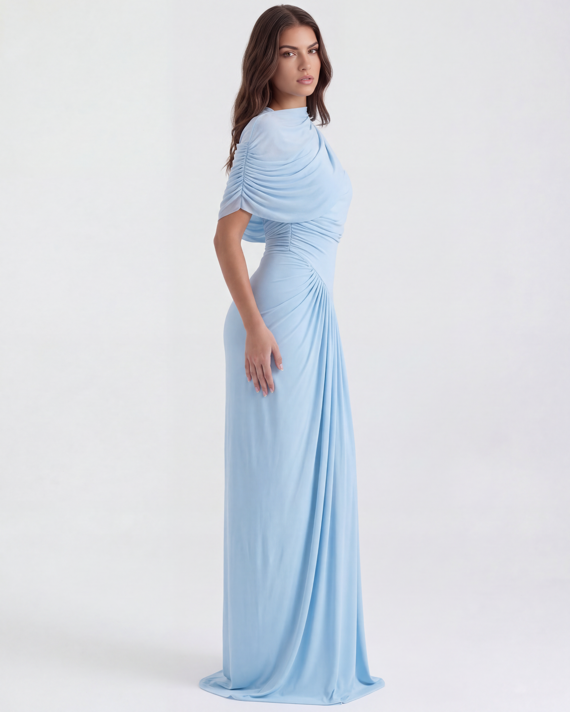 Camilla en color azul bebé - Cloe Montiel