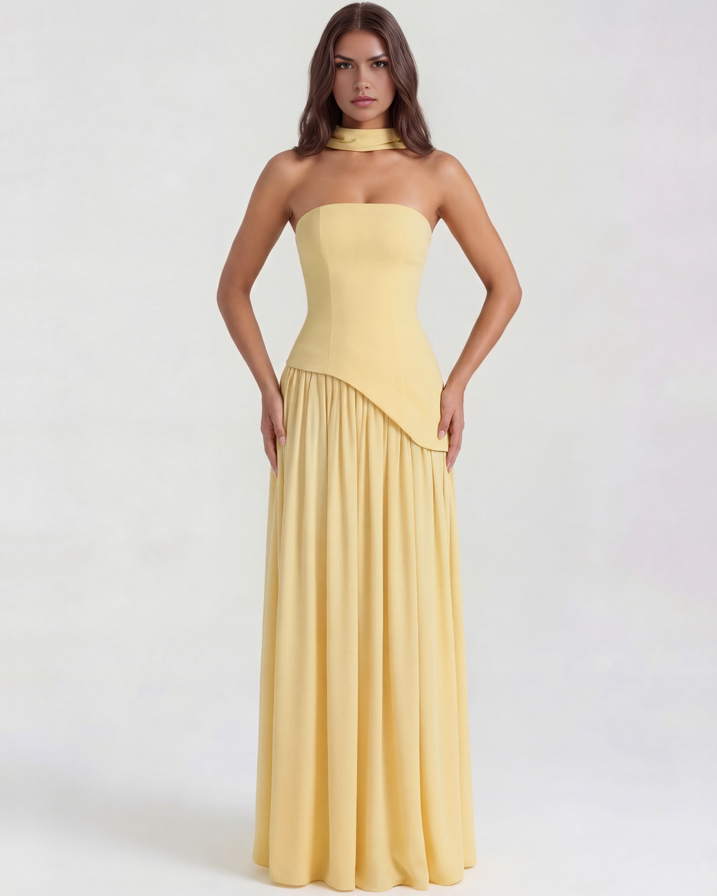 Serena en color amarillo mantequilla - Cloe Montiel