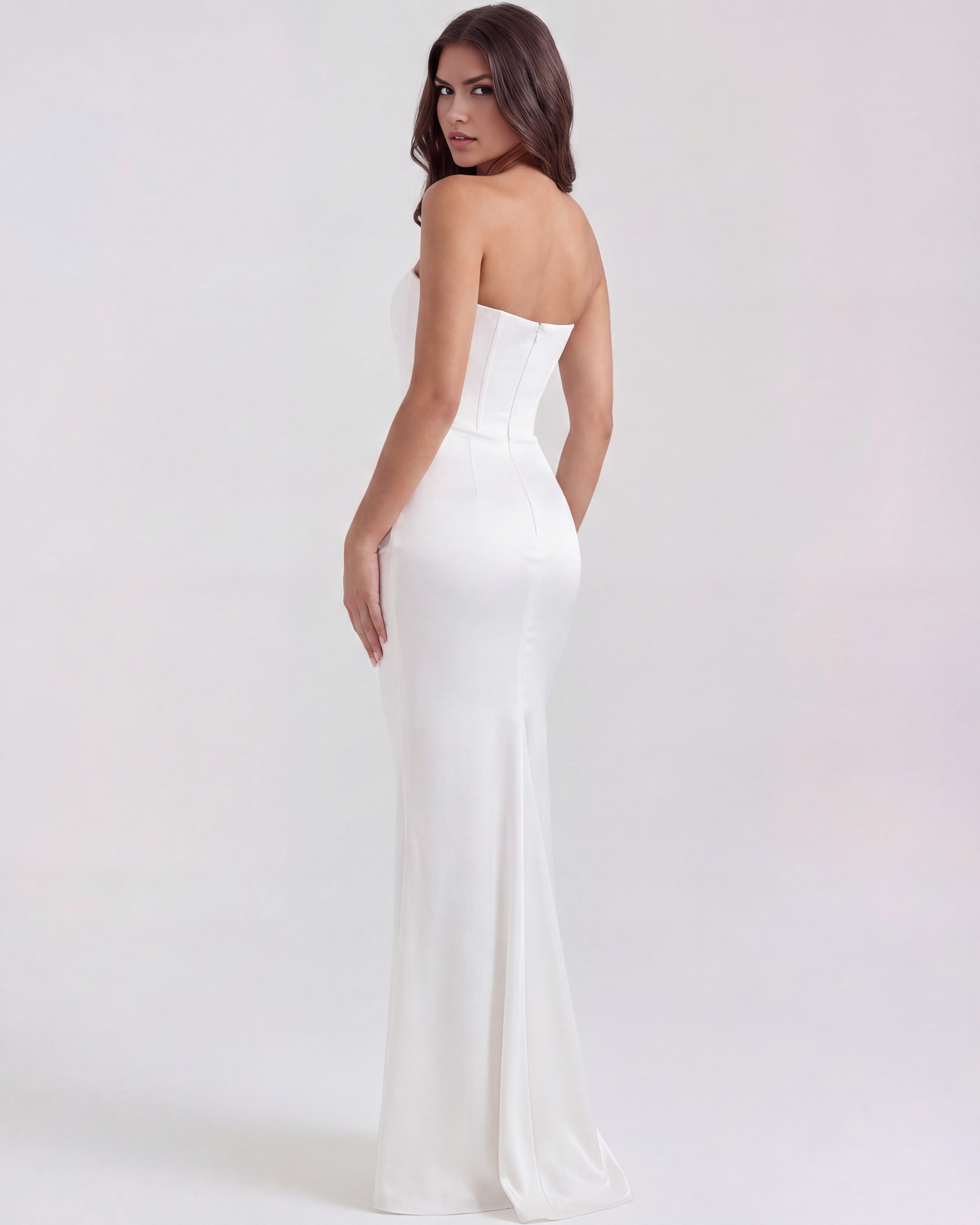 Vestido Rosalind en color blanco - Cloe Montiel