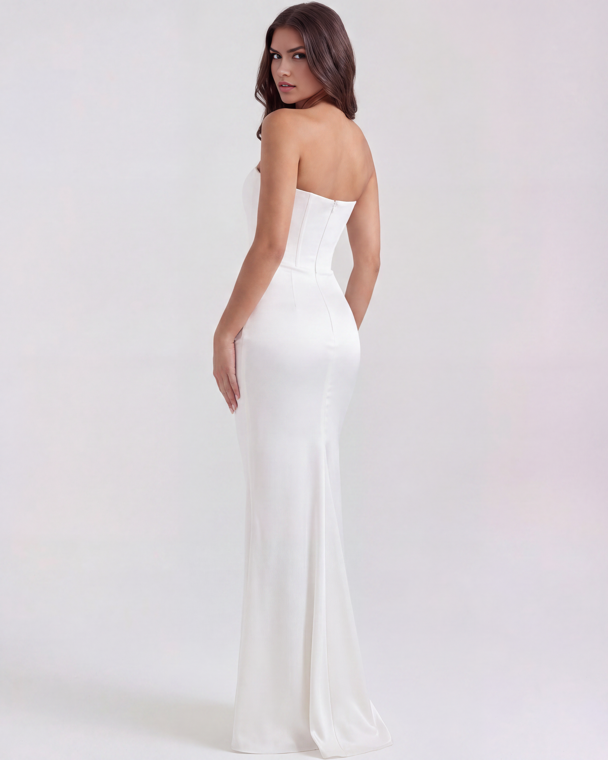 Vestido Rosalind en color blanco - Cloe Montiel