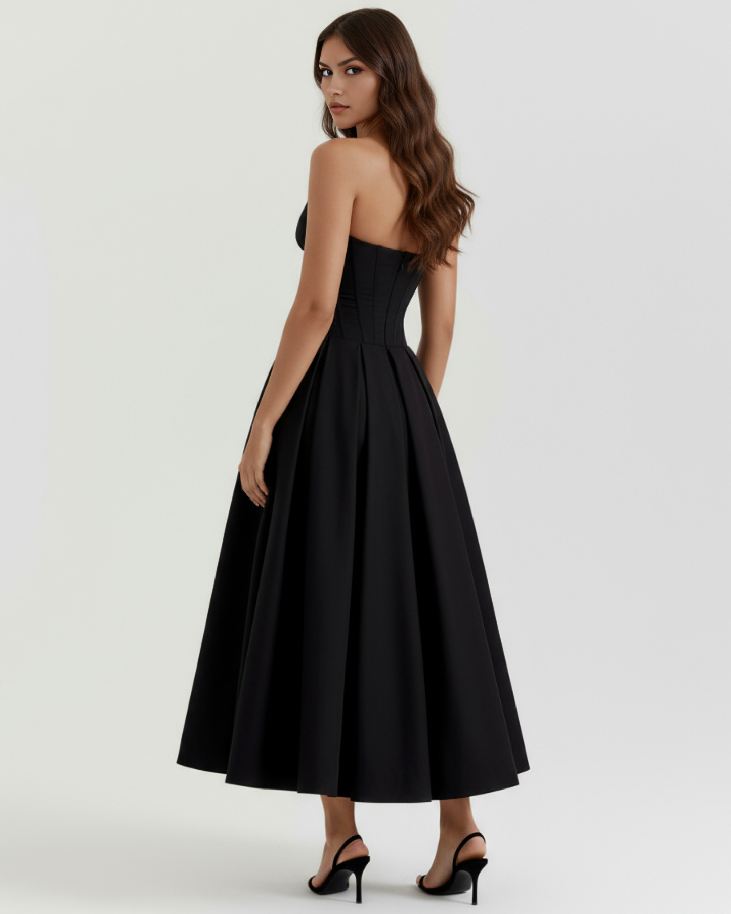 Vestido Amalfi en color negro - Cloe Montiel