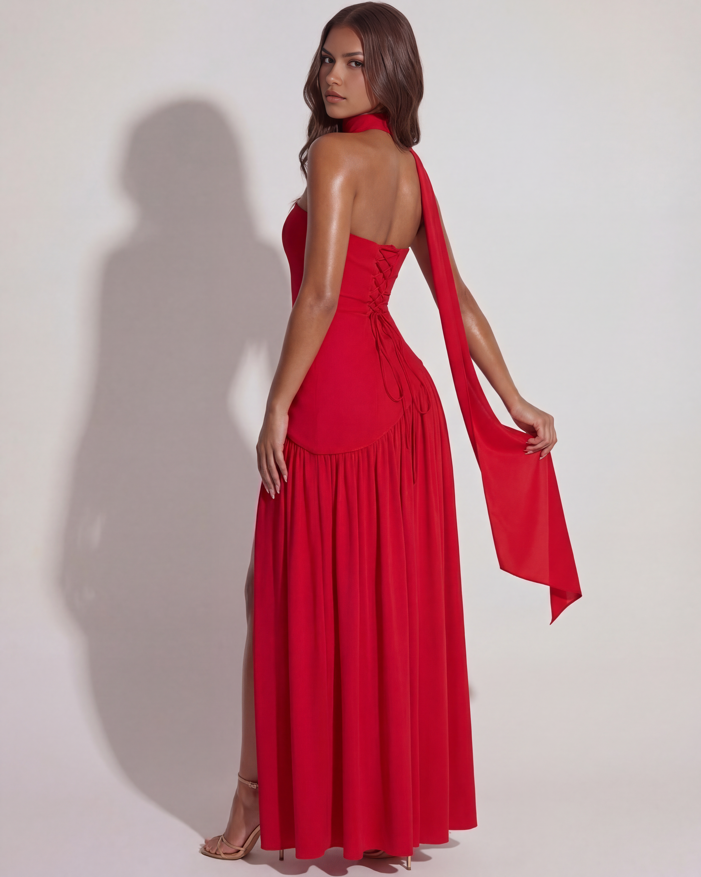 Serena en color rojo - Cloe Montiel