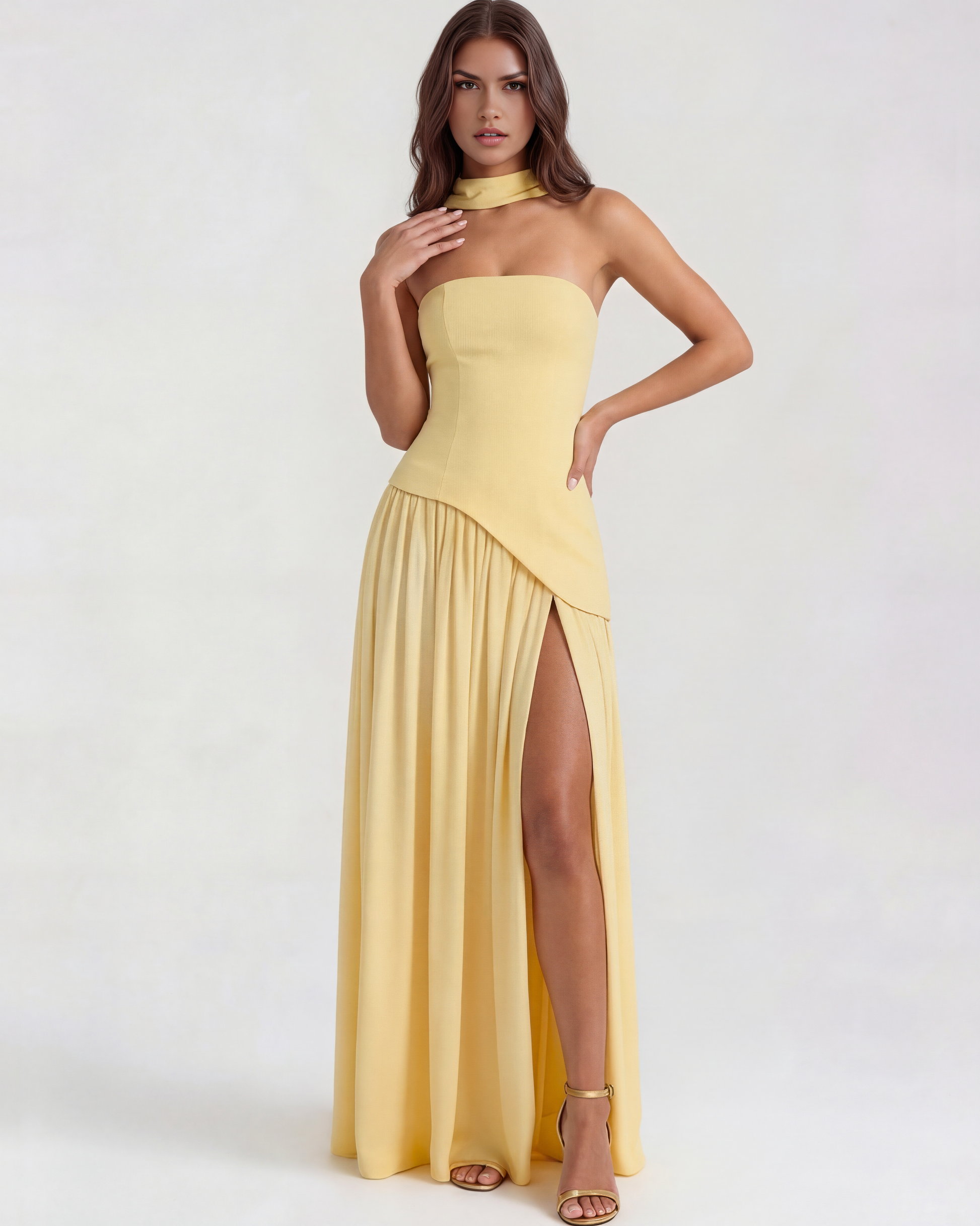 Serena en color amarillo mantequilla - Cloe Montiel