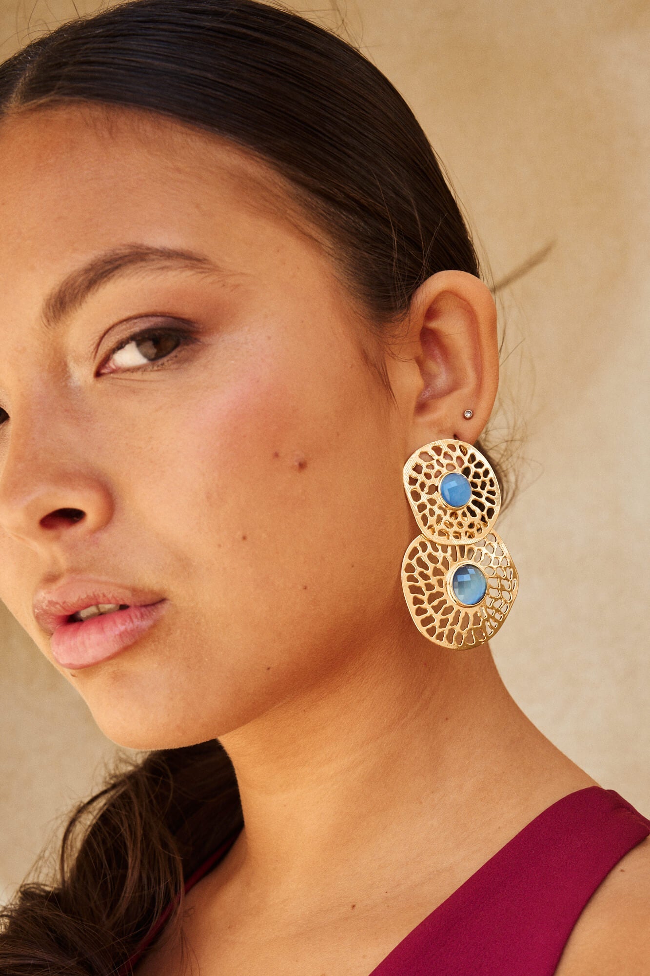 Pendientes Helena Azul