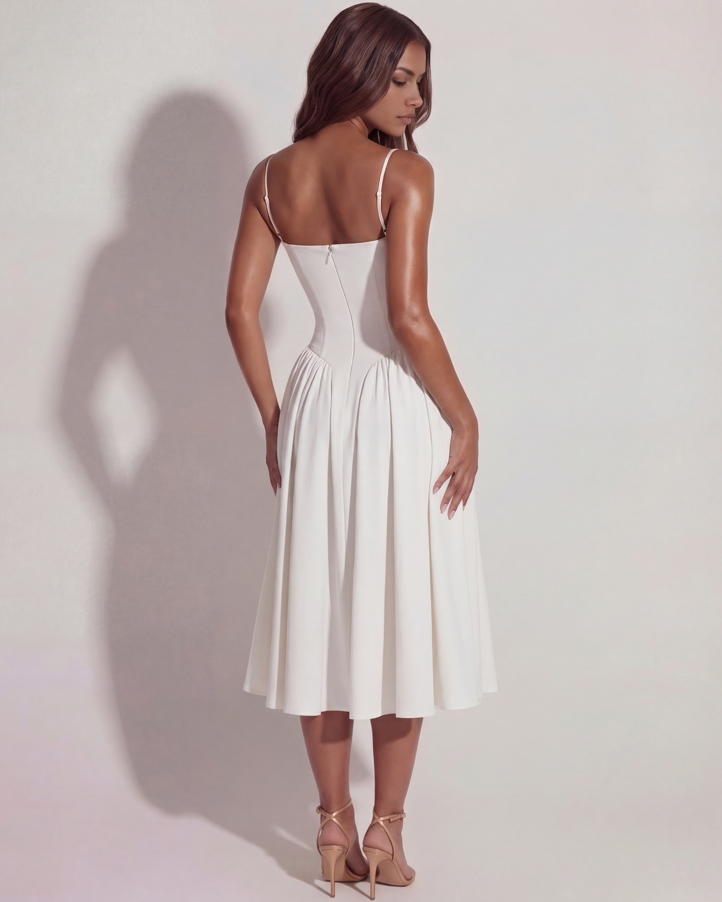 Vestido Francesca en color blanco - Cloe Montiel