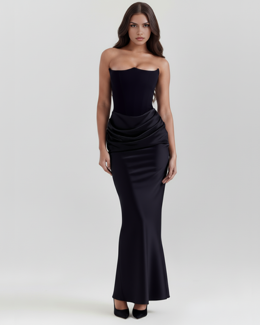 Vestido Rosalind en color negro - Cloe Montiel