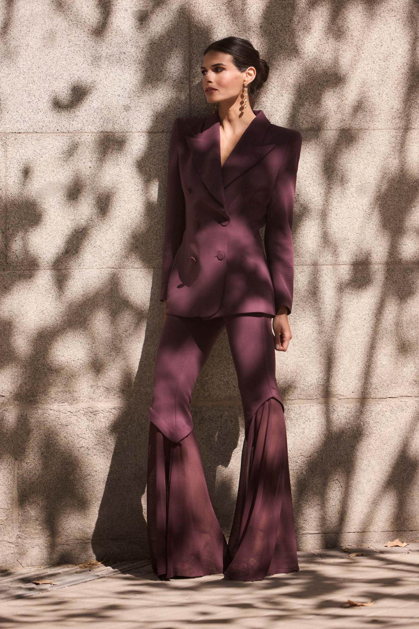 Top elegante burdeos 2