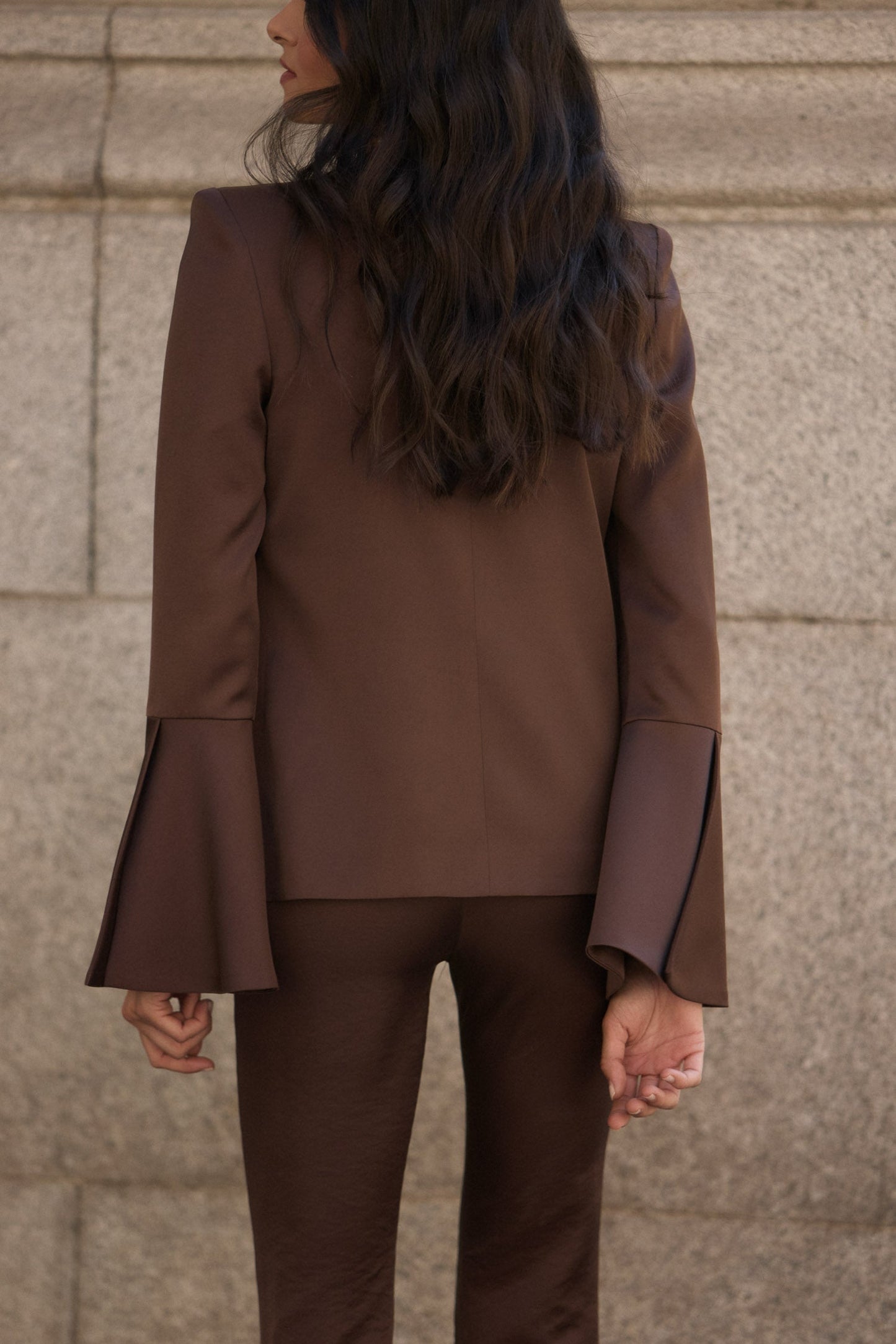 Pantalón fluido marrón 2