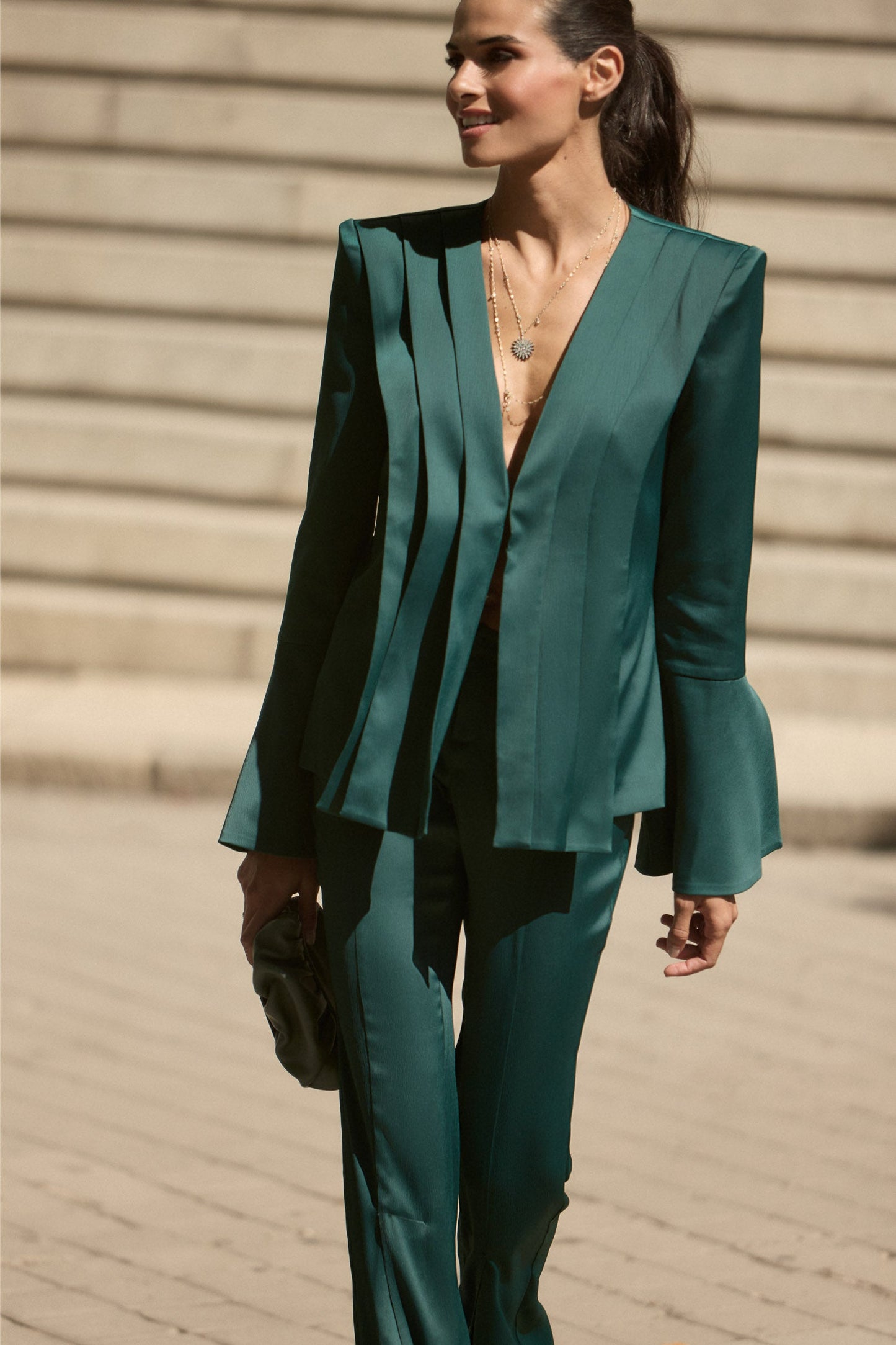 Top elegante azul 4
