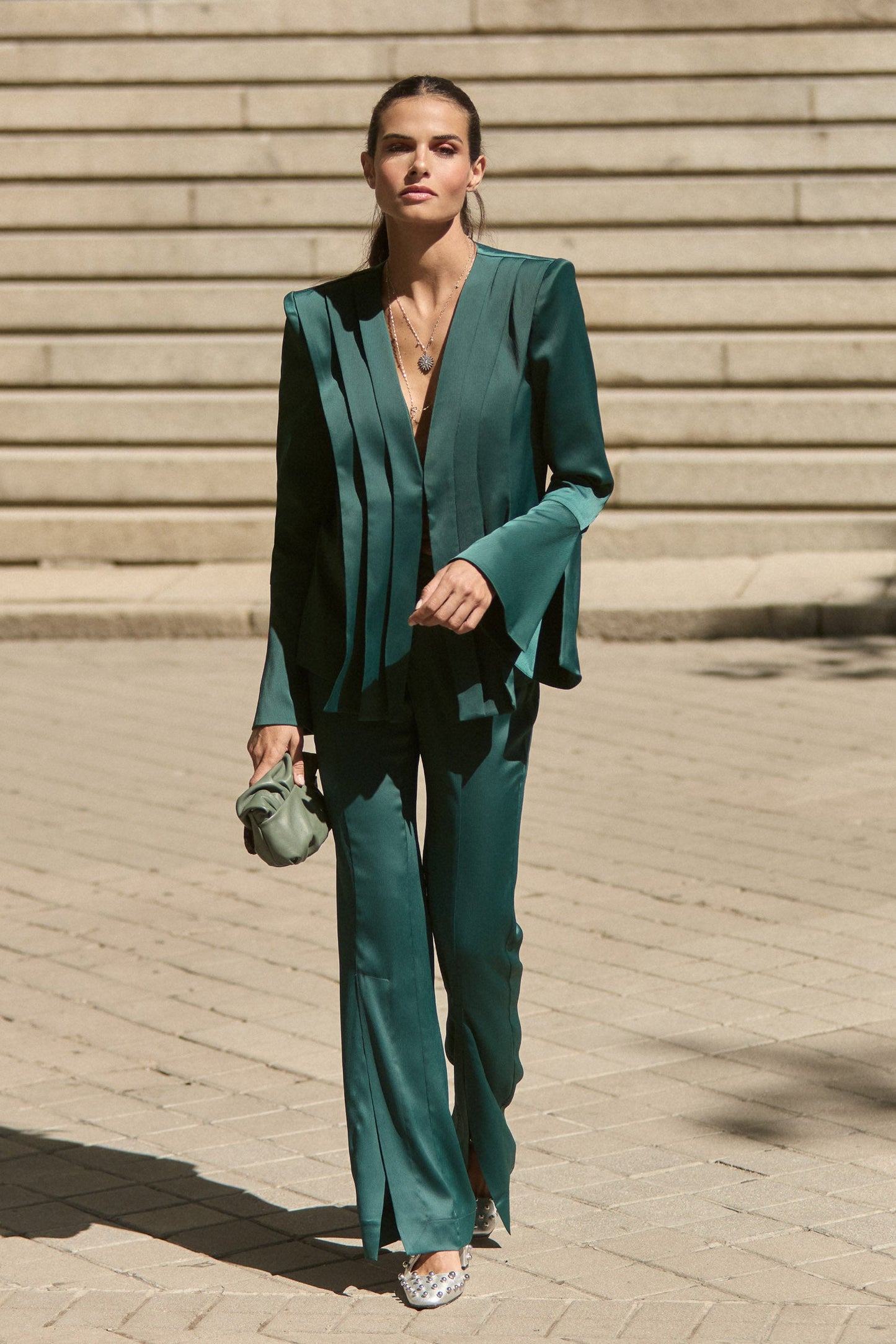 Top elegante azul 4
